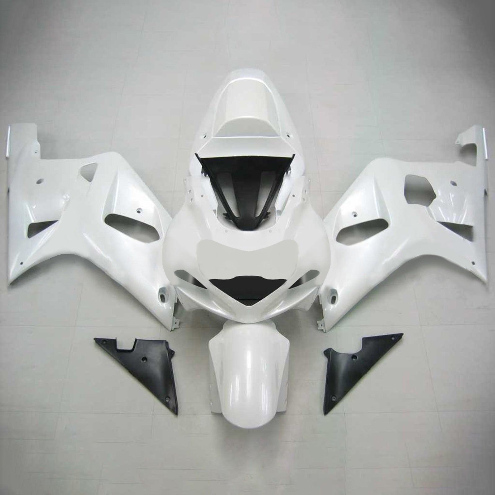 Amotopart Suzuki GSXR750 2001-2003 Kit Carénage Carrosserie Plastique ABS