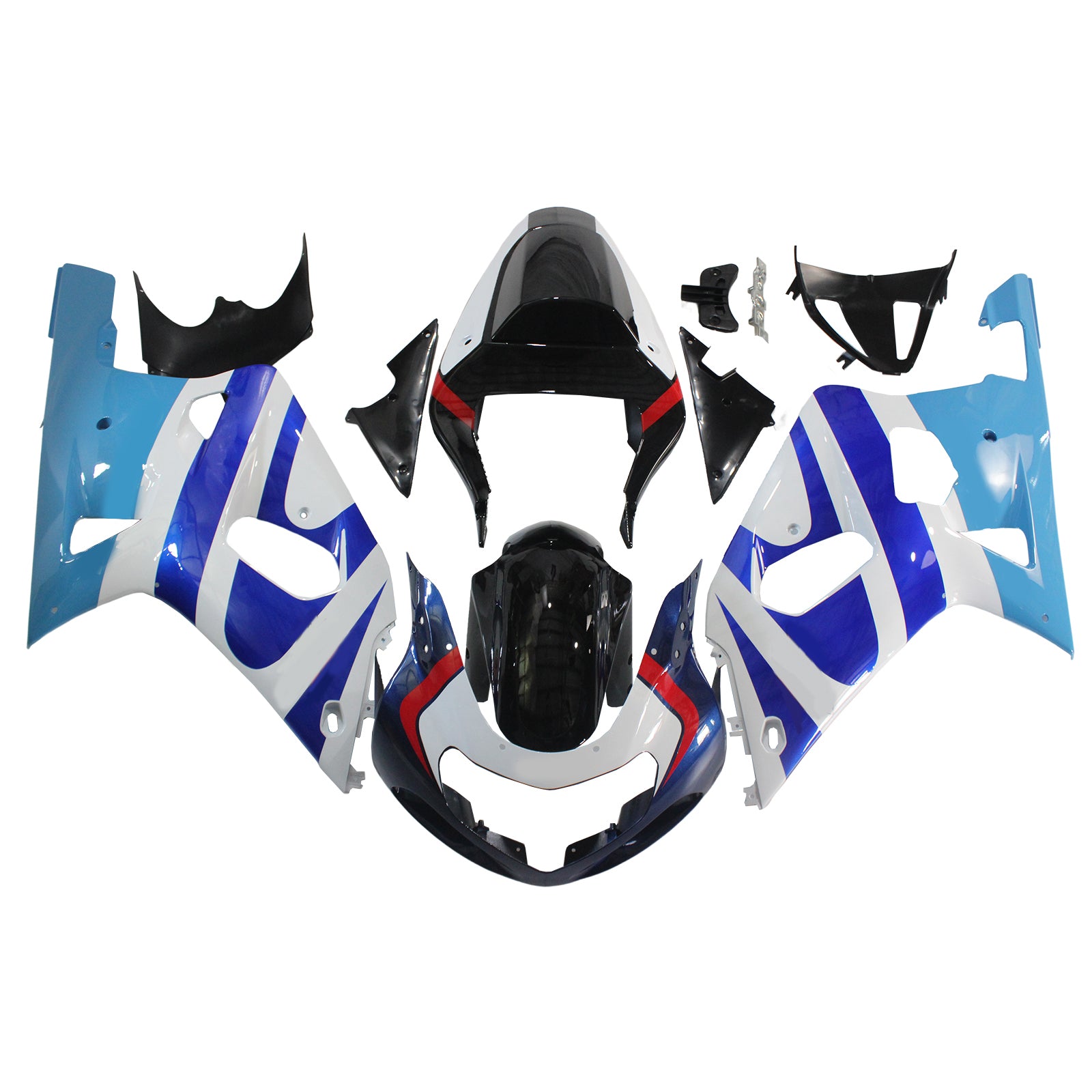 Amotopart Suzuki GSXR750 2001-2003 ABS muovinen korin suojasarja