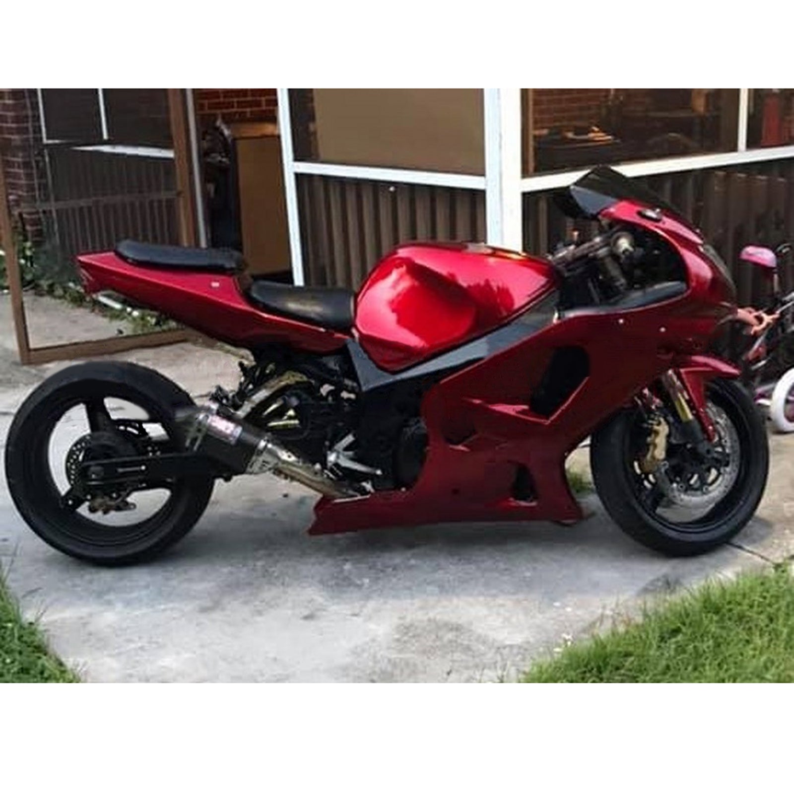 Amotopart Suzuki GSXR750 2001-2003 Kit carenatura carrozzeria in plastica ABS