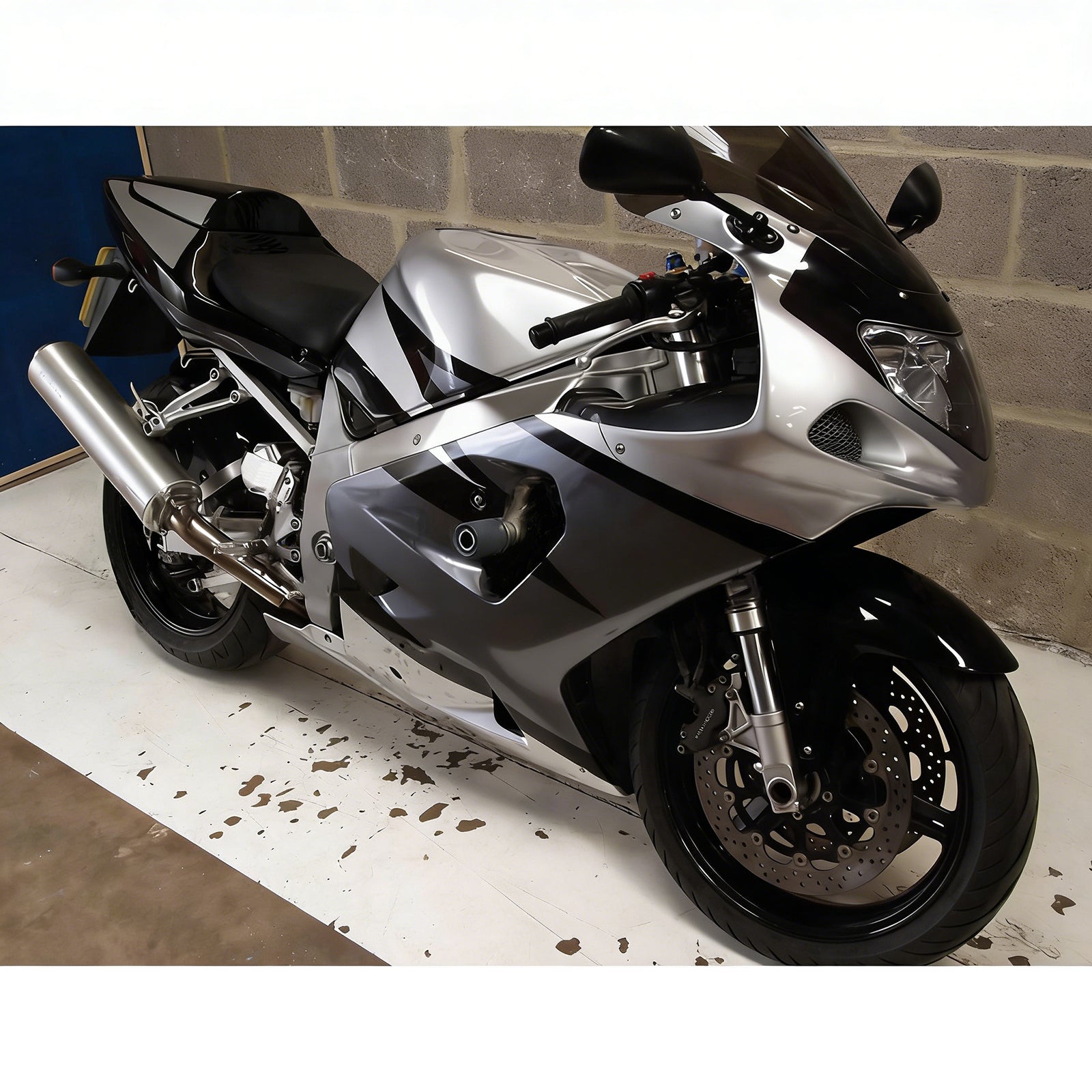Amotopart Suzuki GSXR750 2001-2003 Kit Carénage Carrosserie Plastique ABS