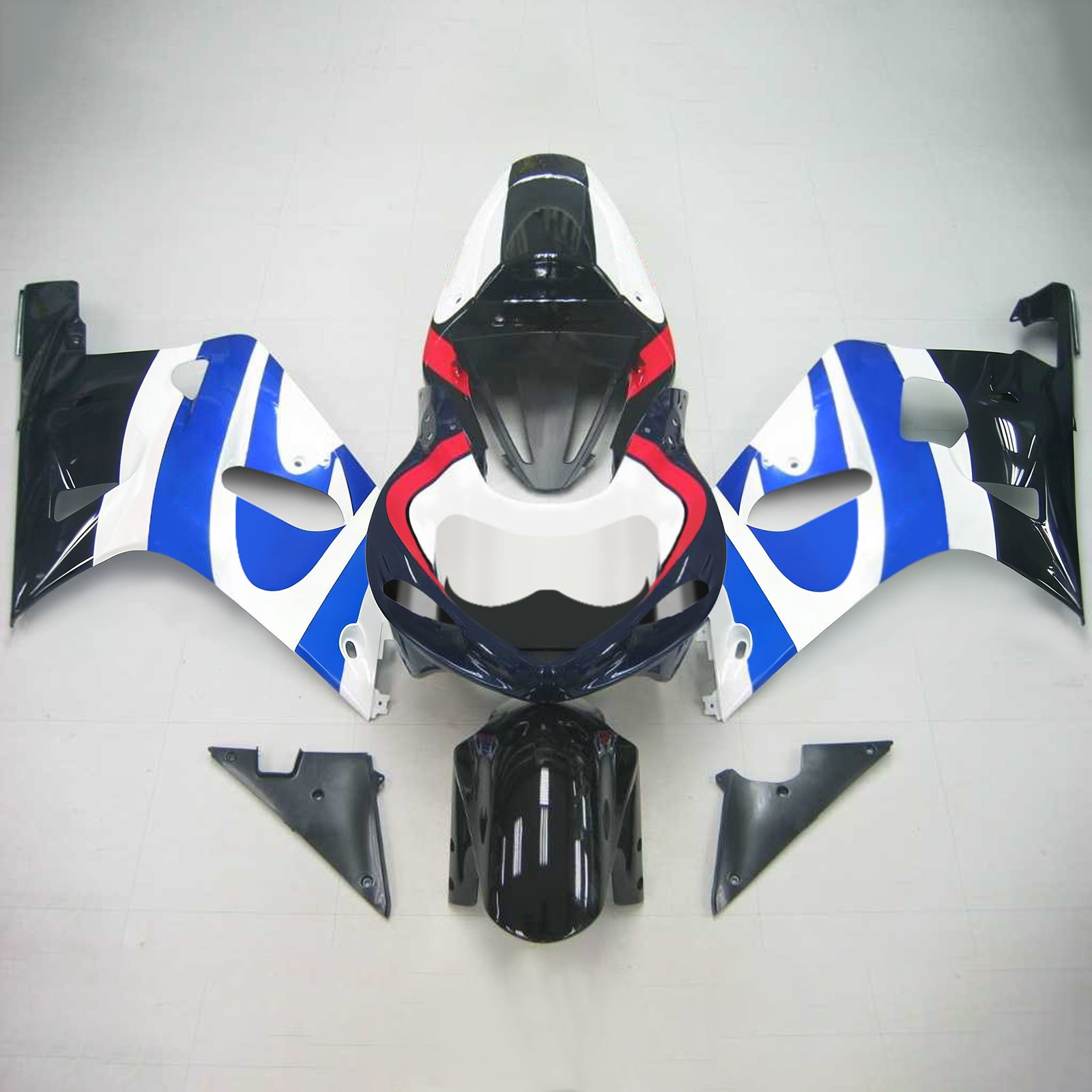 Amotopart Suzuki GSXR750 2001-2003 ABS muovinen korin suojasarja