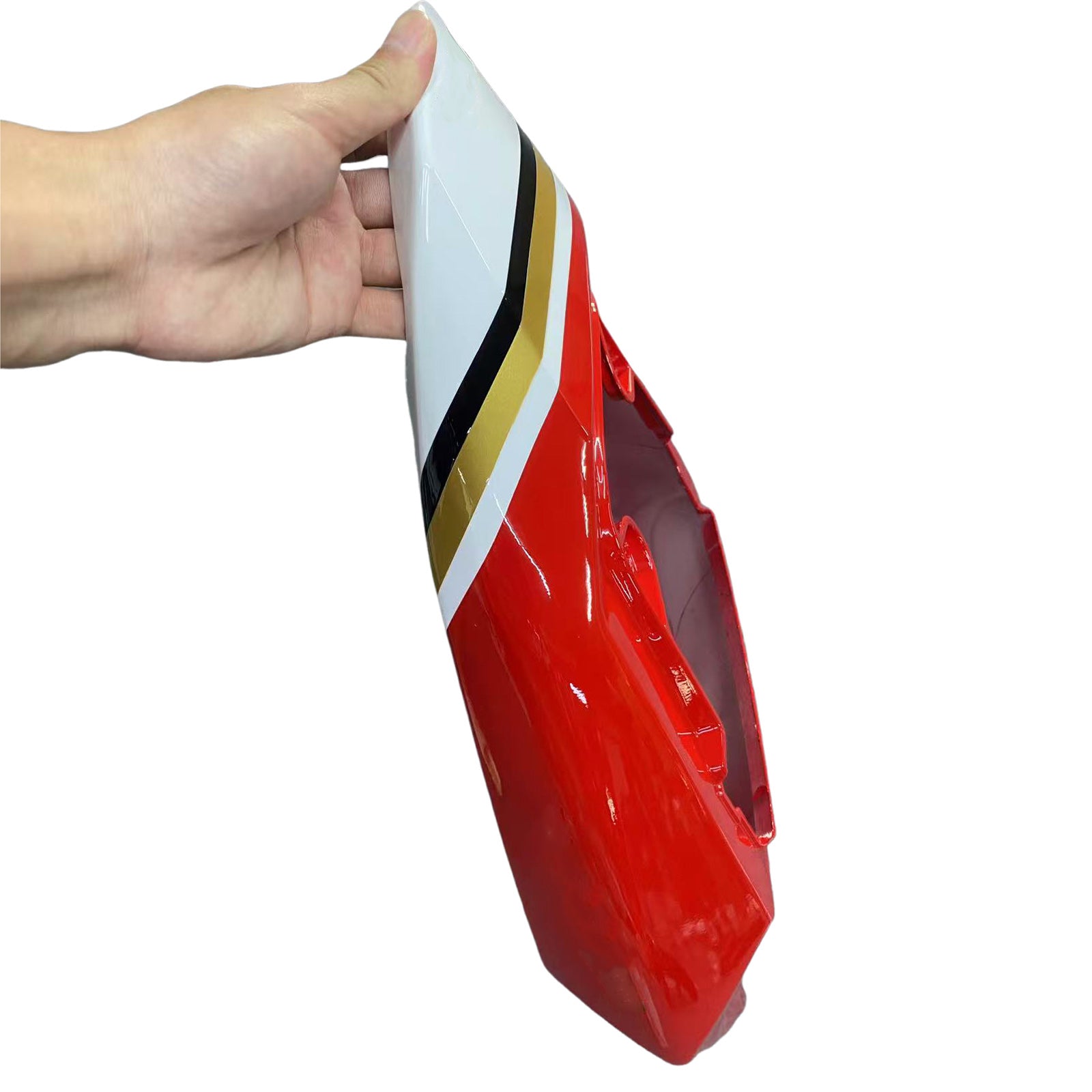 Carenados Amotopart 2004-2005 Suzuki GSXR 600 750 Blanco y Rojo Lucky Strike Genérico