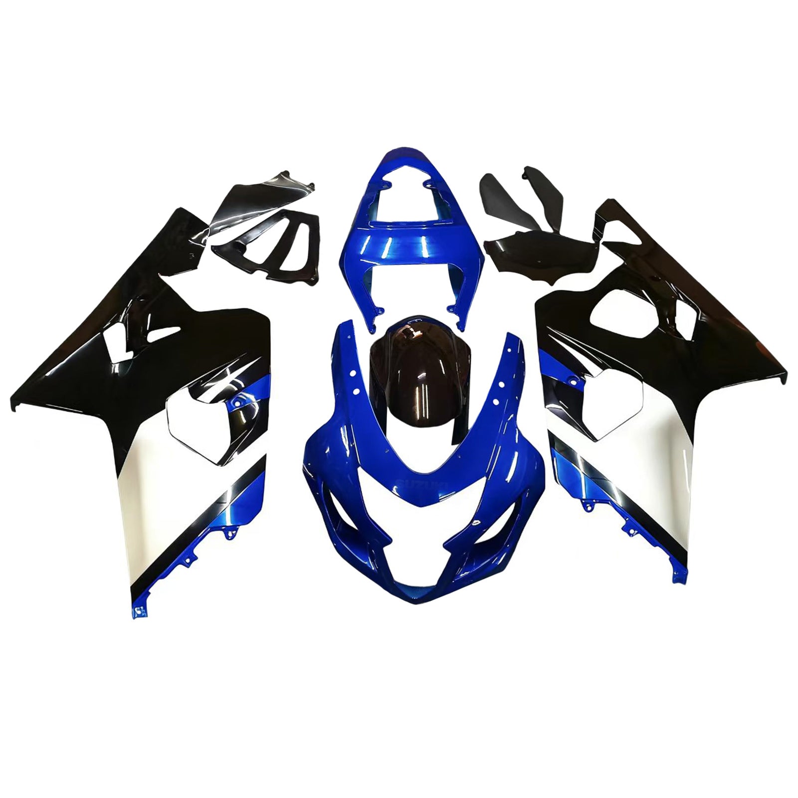 Carénages Amotopart 2004-2005 Suzuki GSXR 600 750 Bleu Noir Suzuki GSXR Generic