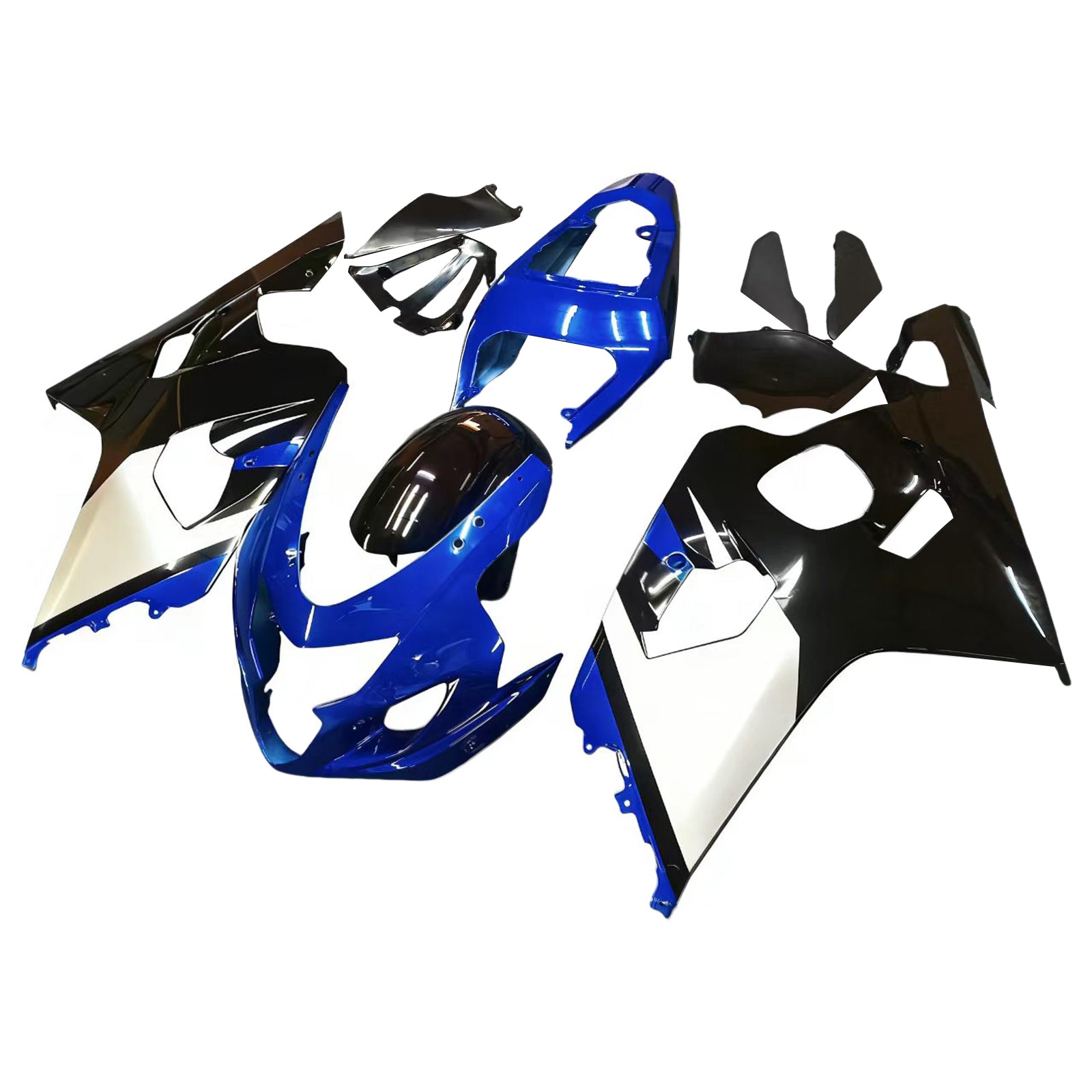 Carénages Amotopart 2004-2005 Suzuki GSXR 600 750 Bleu Noir Suzuki GSXR Generic