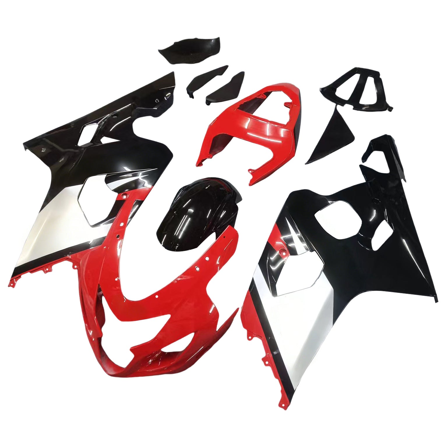 Kit carena iniezione carrozzeria in plastica ABS adatta per Suzuki GSXR 600/750 2004-2005