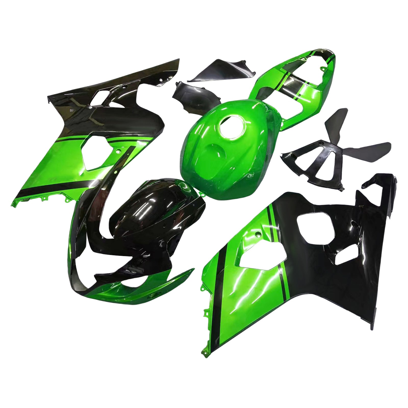 Amotopart Suzuki GSXR 600/750 2004-2005 K4 ABS muovinen korin suojasarja