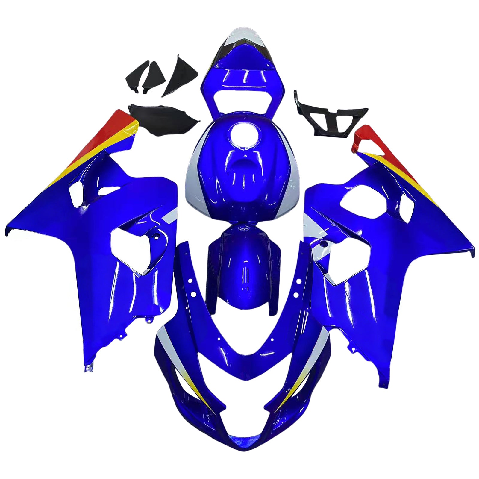 Amotopart Suzuki GSXR 600/750 2004-2005 K4 ABS muovinen korin suojasarja