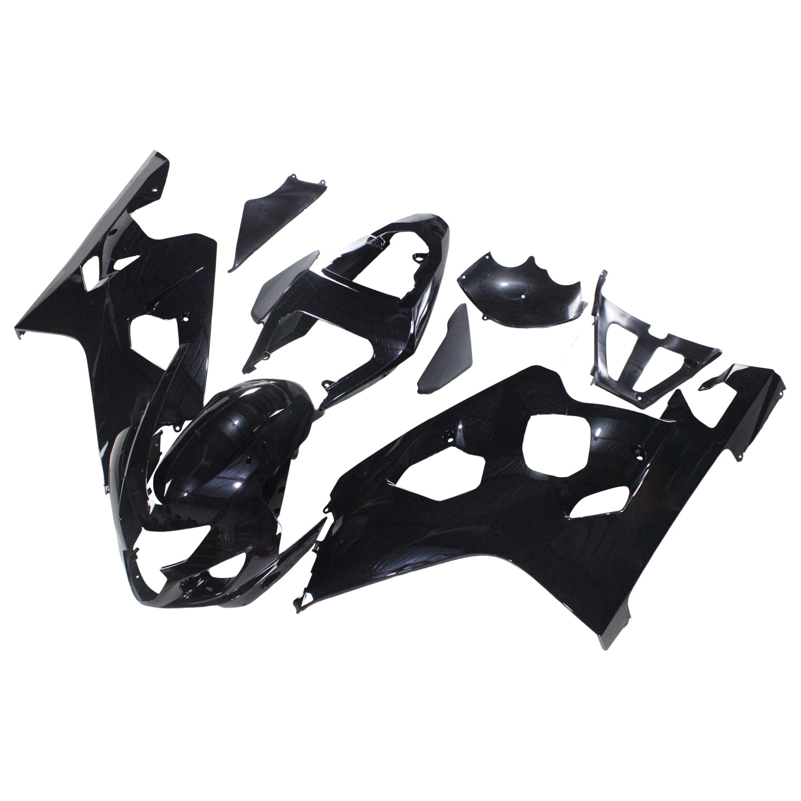 Amotopart Suzuki GSXR 600/750 2004-2005 Kit Carénage Carrosserie Plastique ABS