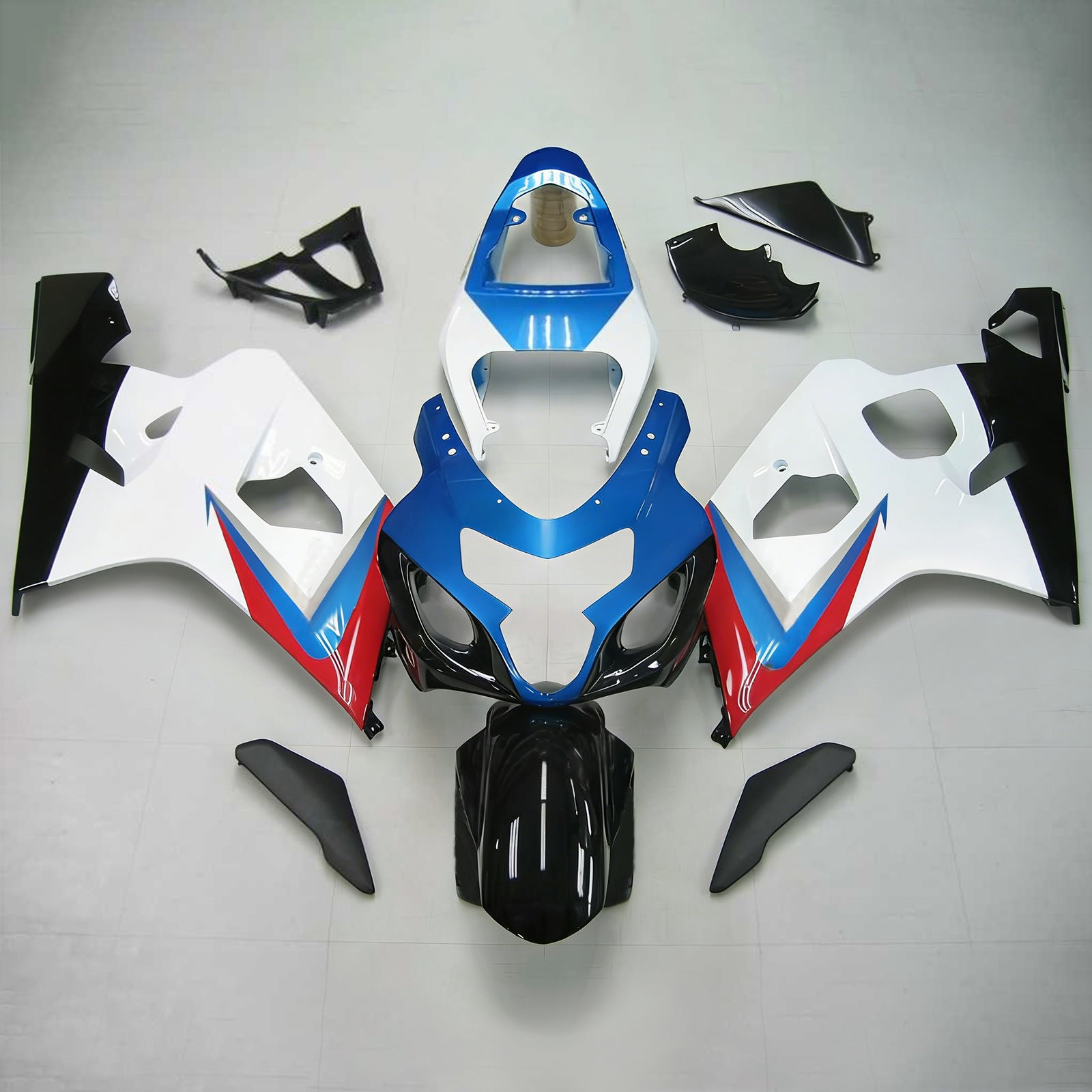 Amotopart Suzuki GSXR 600/750 2004-2005 ABS muovinen korin suojasarja