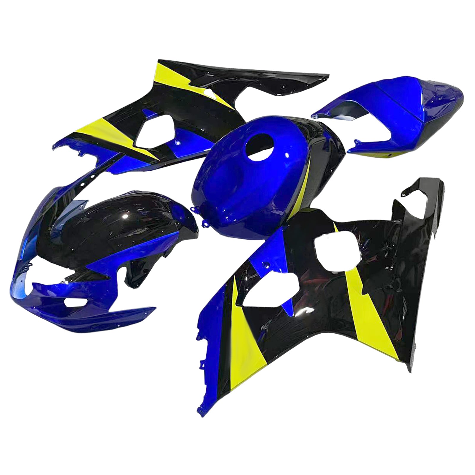 Amotopart Suzuki GSXR 600/750 2004-2005 Kit Carénage Carrosserie Plastique ABS