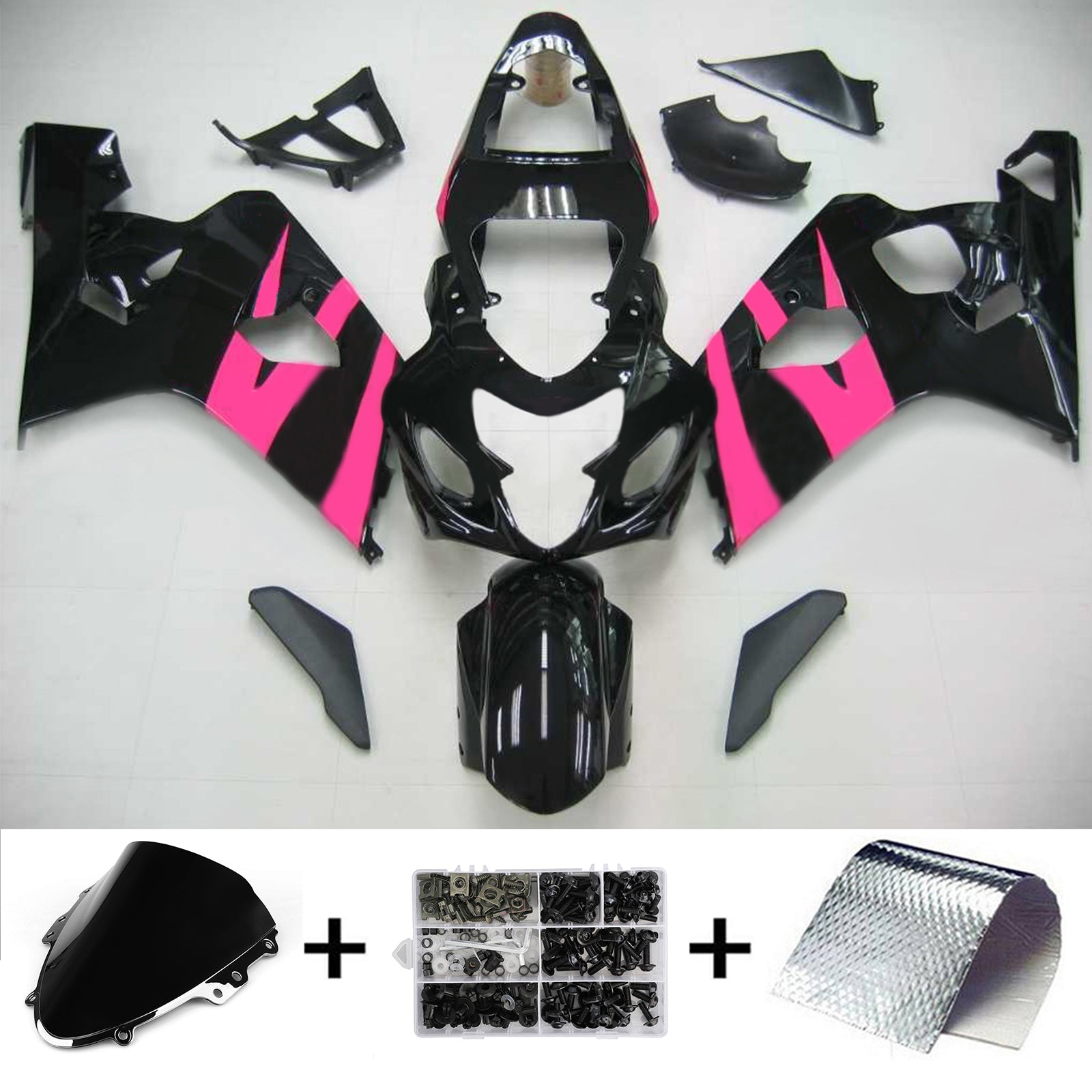 Amotopart Suzuki GSXR 600/750 2004-2005 ABS kunststof carrosseriekuipset