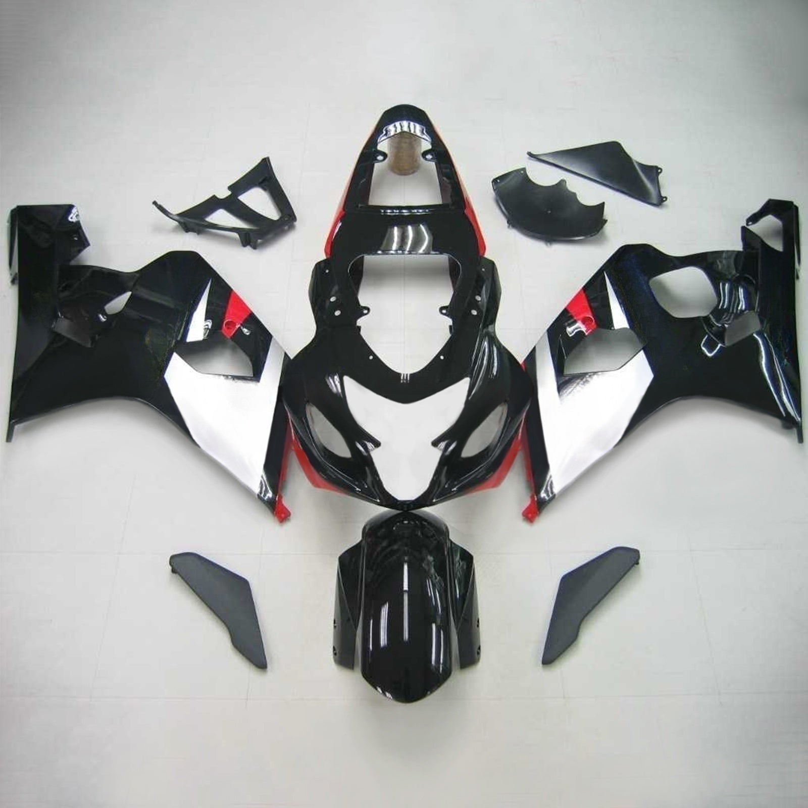 Amotopart Suzuki GSXR 600/750 2004-2005 Komplet oklepa karoserije iz ABS plastike