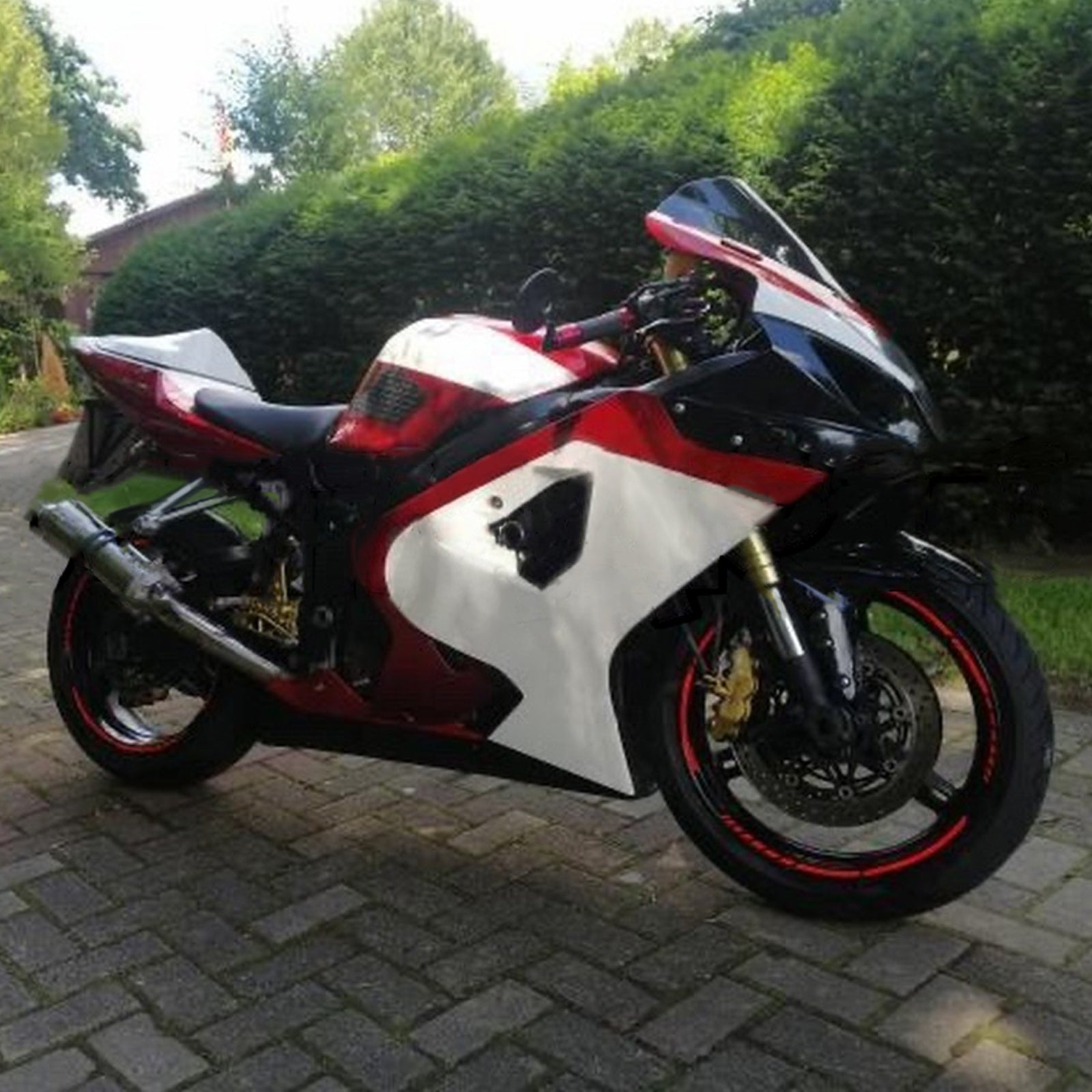 Amotopart Suzuki GSXR 600/750 2004-2005 ABS kunststof carrosseriekuipset