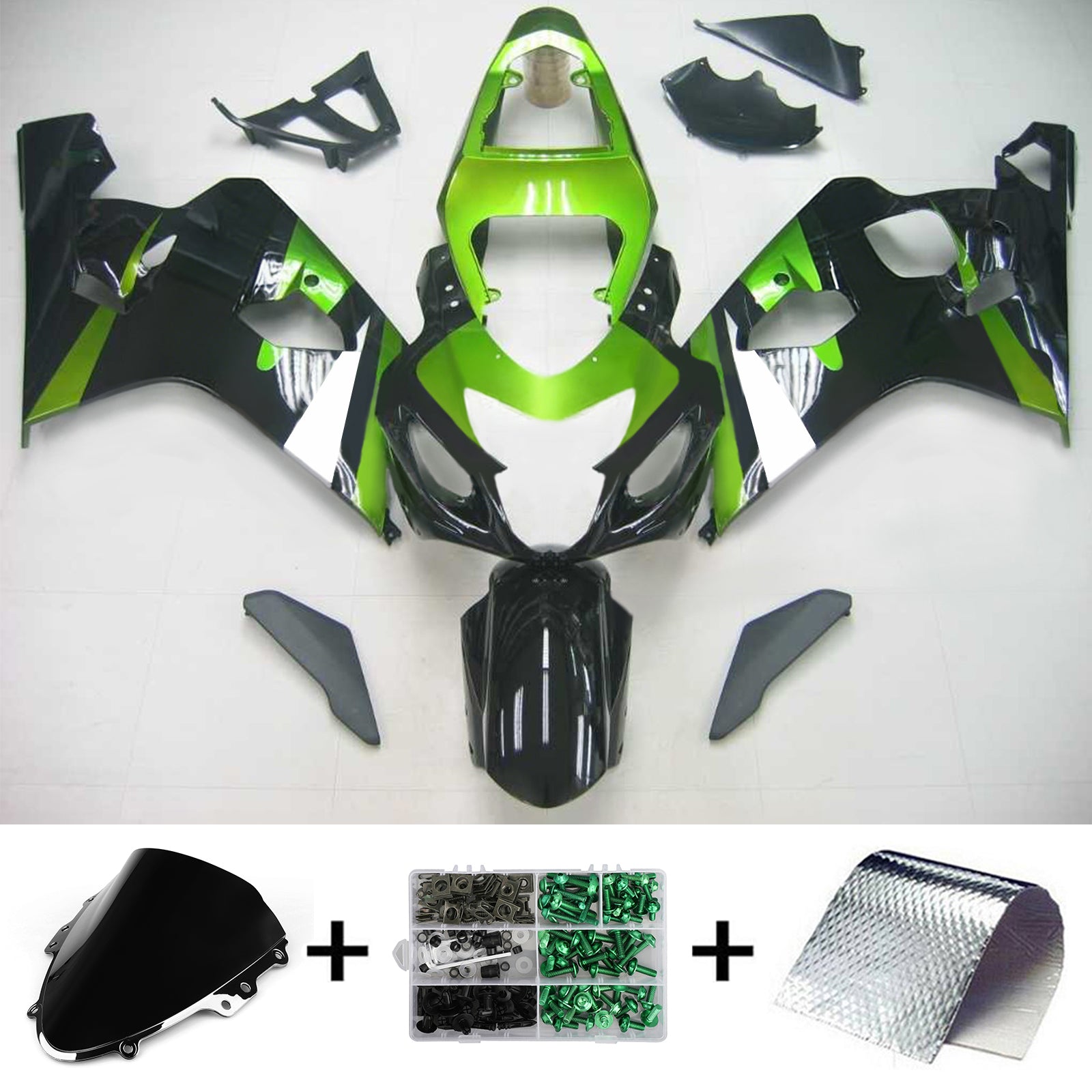 Amotopart Suzuki GSXR 600/750 2004-2005 ABS kunststof carrosseriekuipset