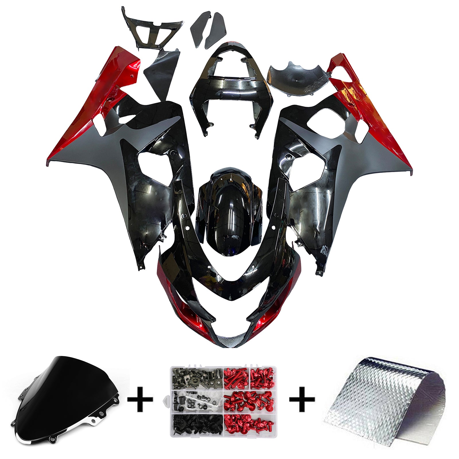 Injection Fairing Kit Bodywork Plastic ABS For Suzuki GSXR 600/750 2004-2005 K4