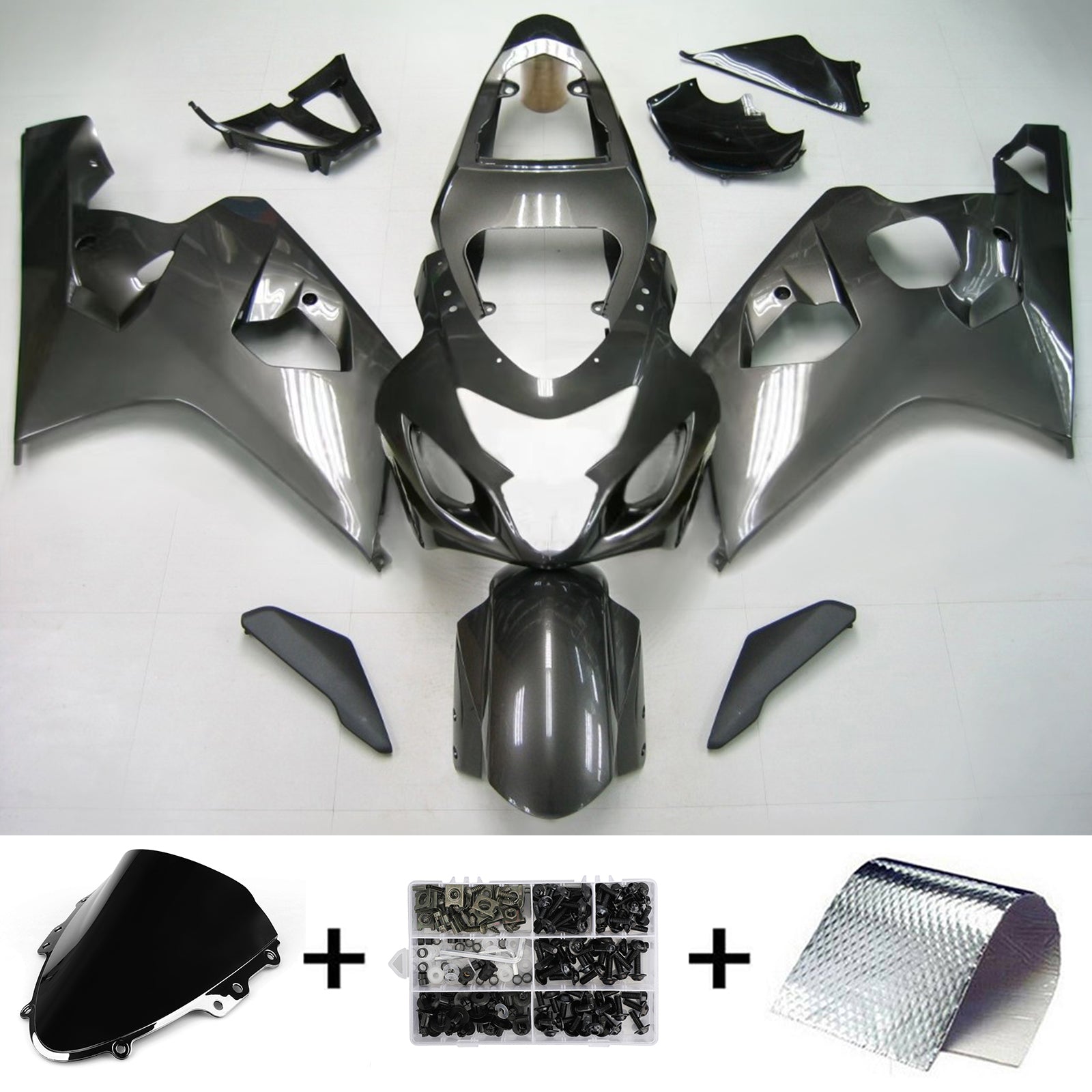 Amotopart Suzuki GSXR 600/750 2004-2005 ABS kunststof carrosseriekuipset