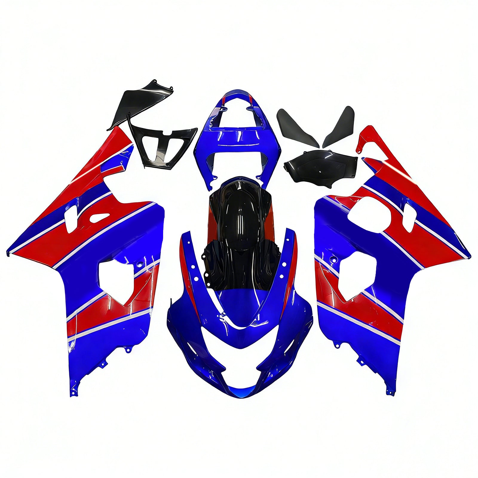Amotopart Suzuki GSXR 600/750 2004-2005 Zestaw owiewek plastikowych ABS