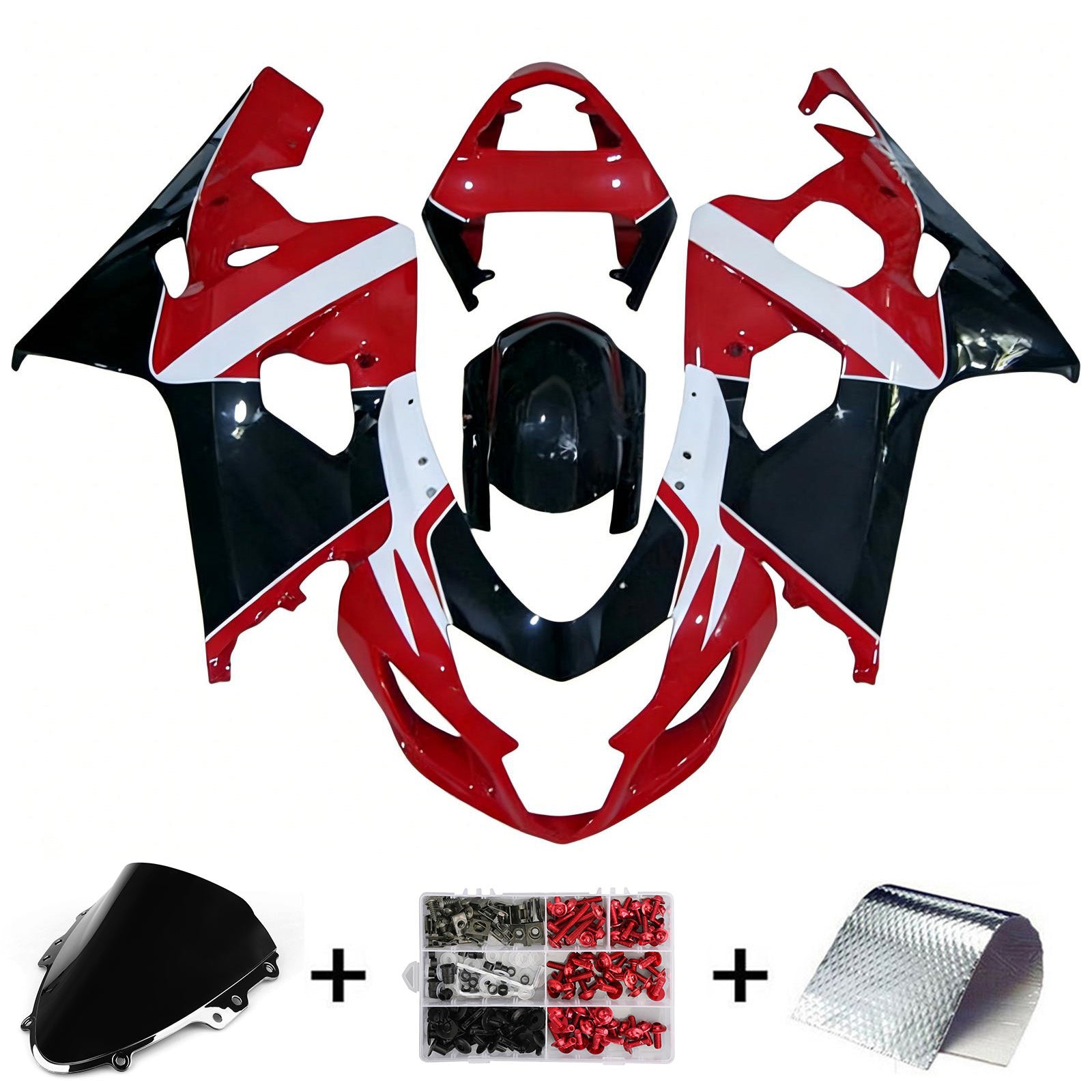 2004-2005 Suzuki GSXR 600/750 K4 Vbrizgavanje kompleta za vbrizgavanje kompleta plastični abs