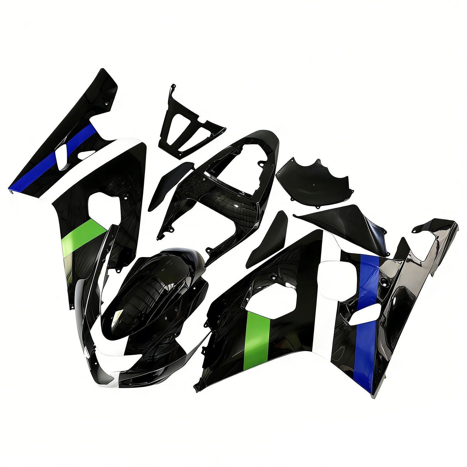 2004-2005 Suzuki GSXR 600/750 K4 Kit de carénage d'injection carrosserie plastique ABS