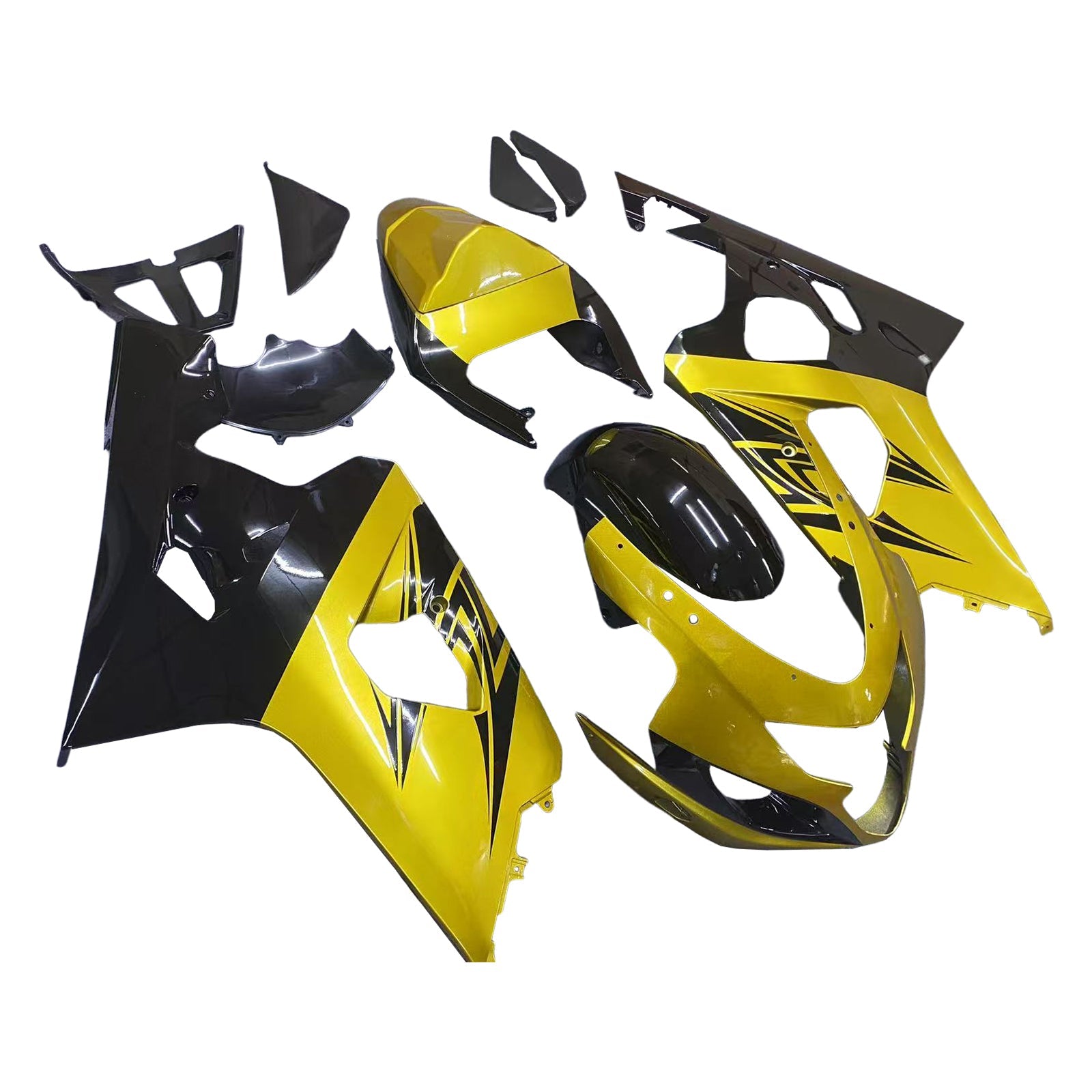 2004-2005 Suzuki GSXR 600/750 K4 Kit de carénage injection de carrosserie en plastique