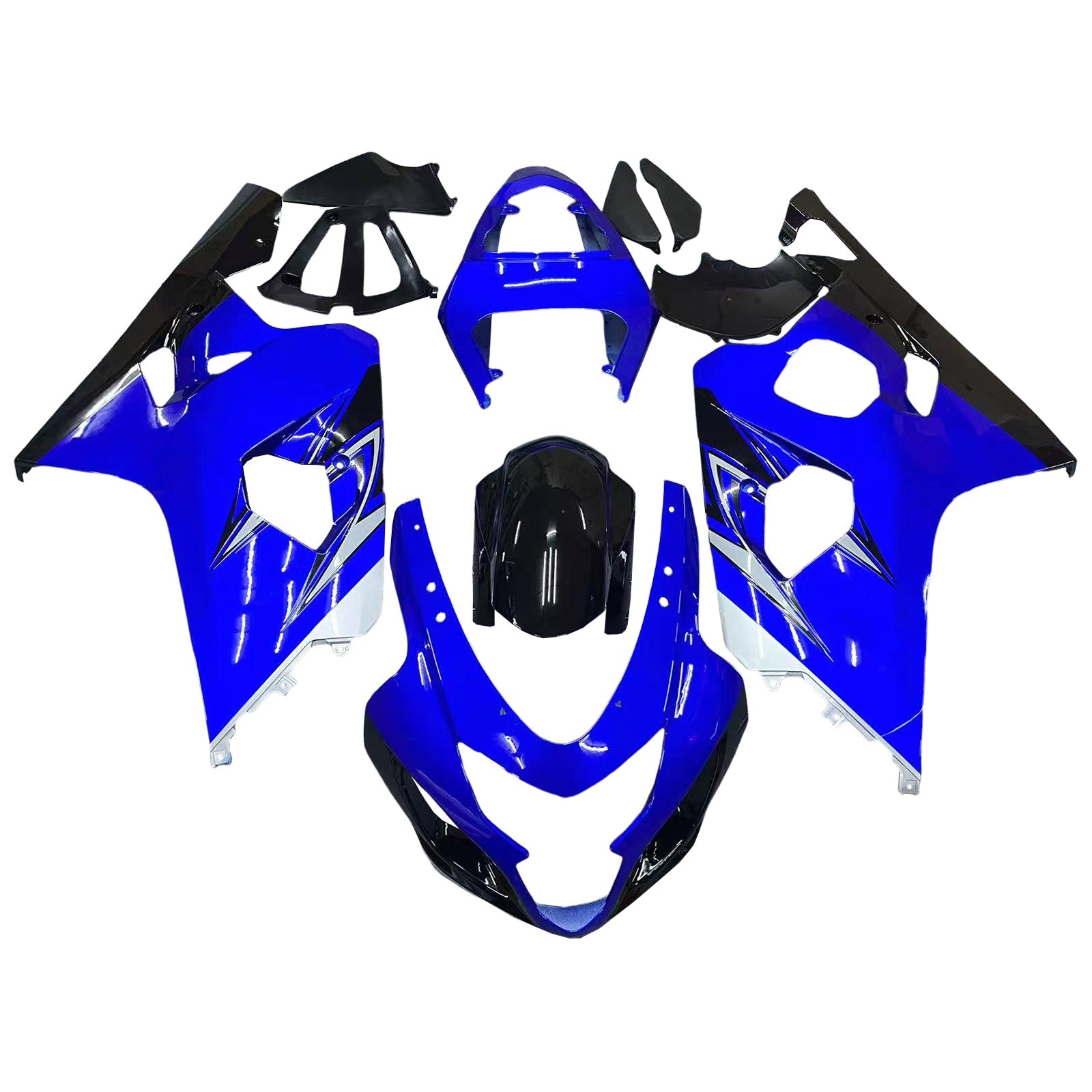 2004-2005 Suzuki GSXR 600/750 K4 Kit de ajuste Inyección de corbulo en plástico de plástico