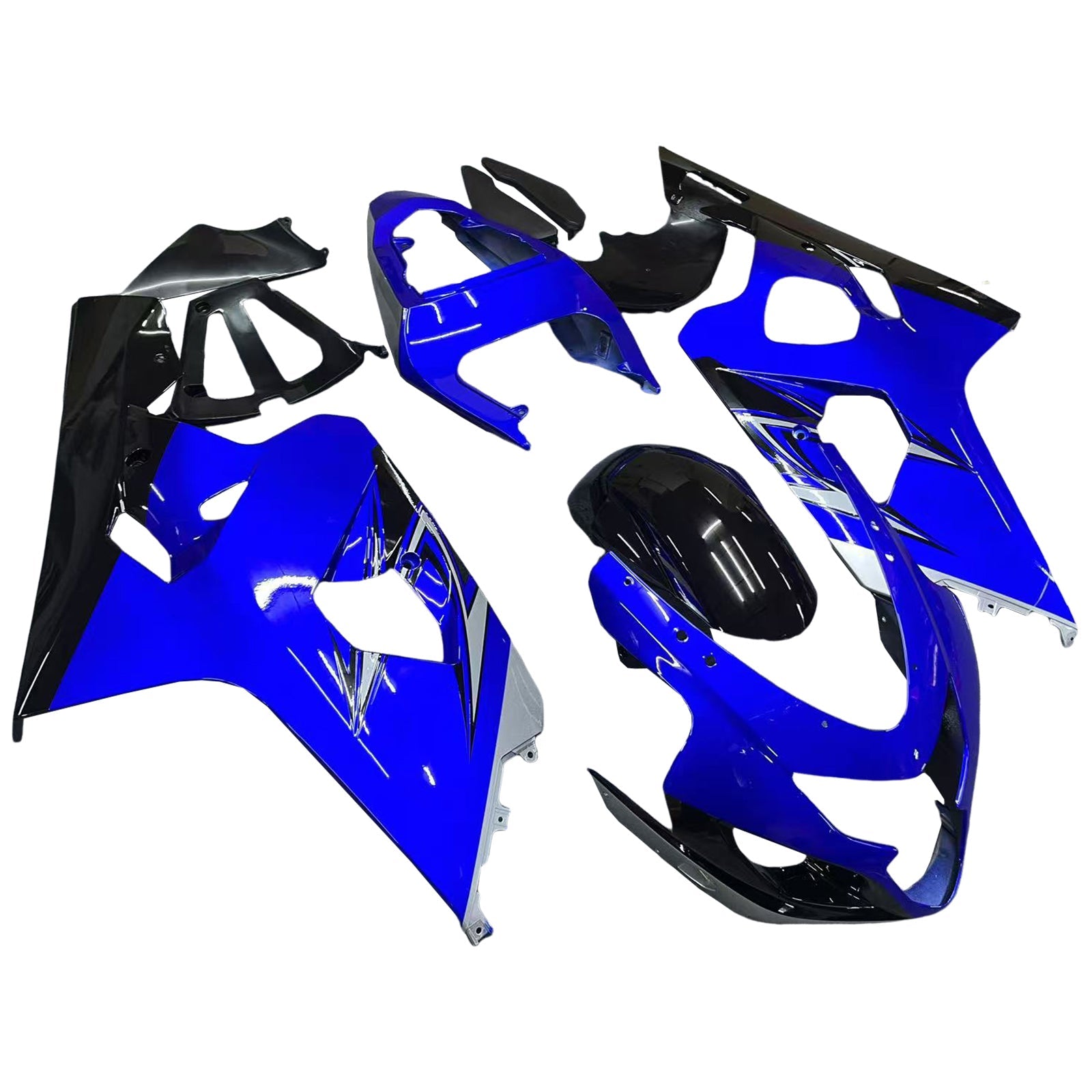 2004-2005 Suzuki GSXR 600/750 K4 Kit de ajuste Inyección de corbulo en plástico de plástico