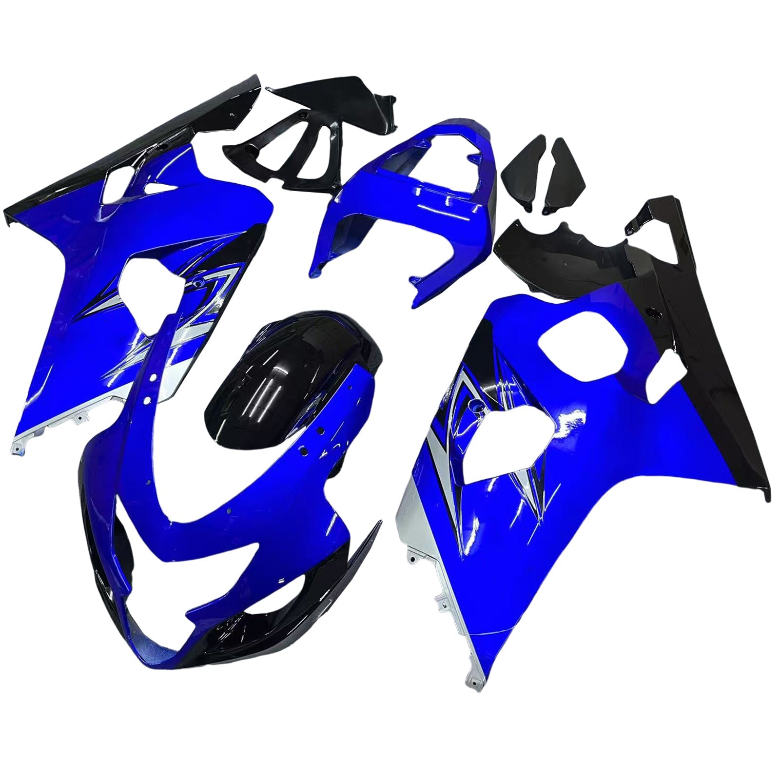 2004-2005 Suzuki GSXR 600/750 K4 Kit de ajuste Inyección de corbulo en plástico de plástico