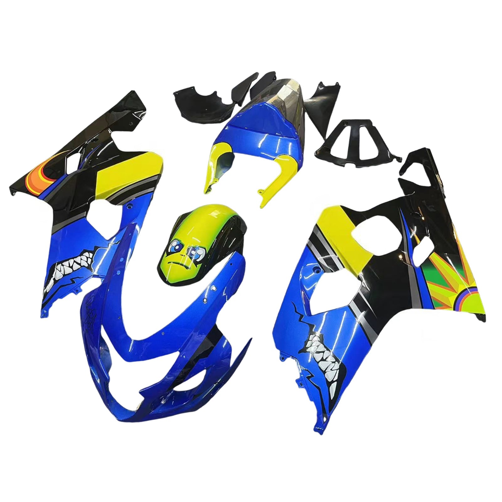 2004-2005 Suzuki GSXR 600/750 K4 FINTING KIT CORBERRY -injektio muovisesti