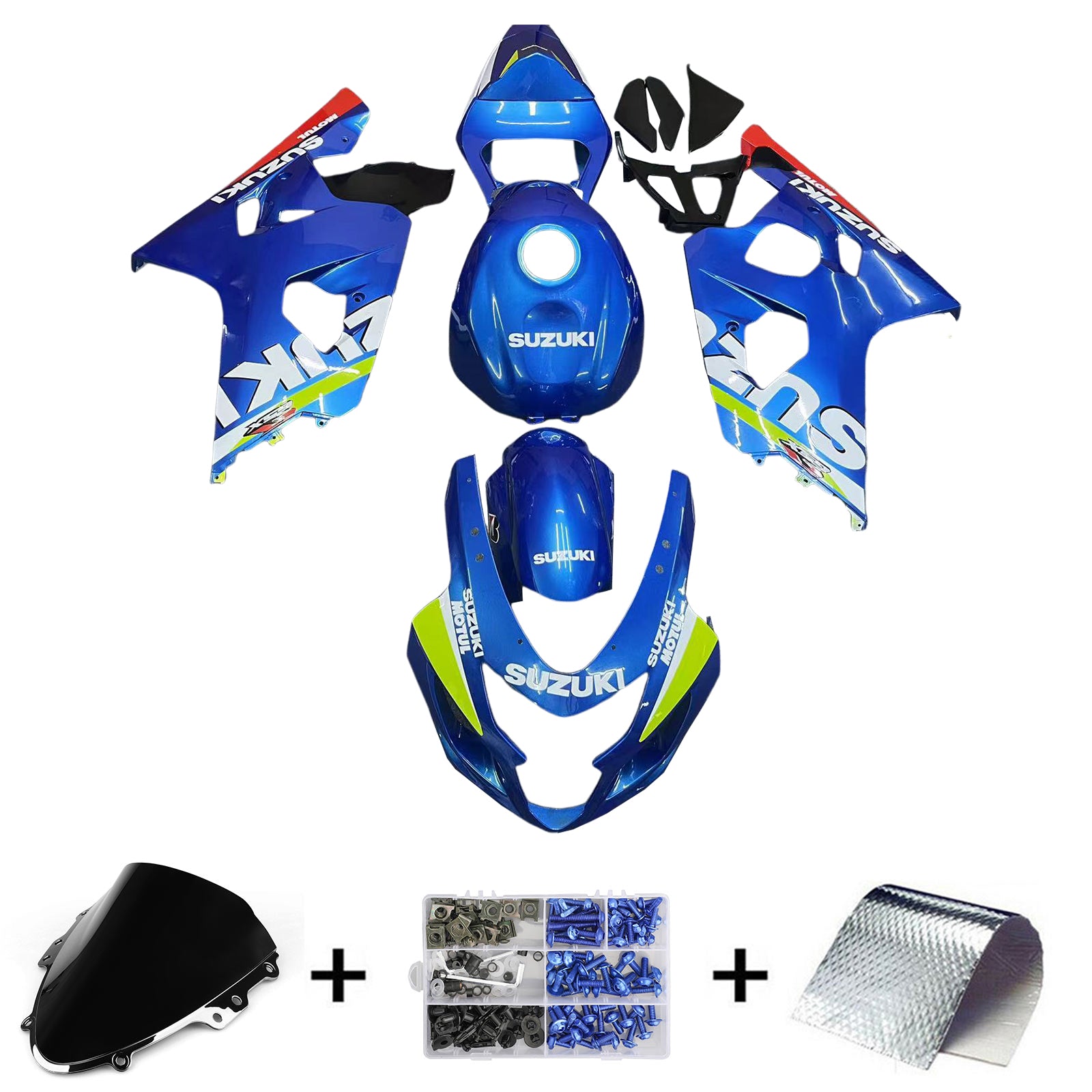 Kit carena iniezione Suzuki GSXR 600/750 K4 2004-2005 Carrozzeria in plastica ABS