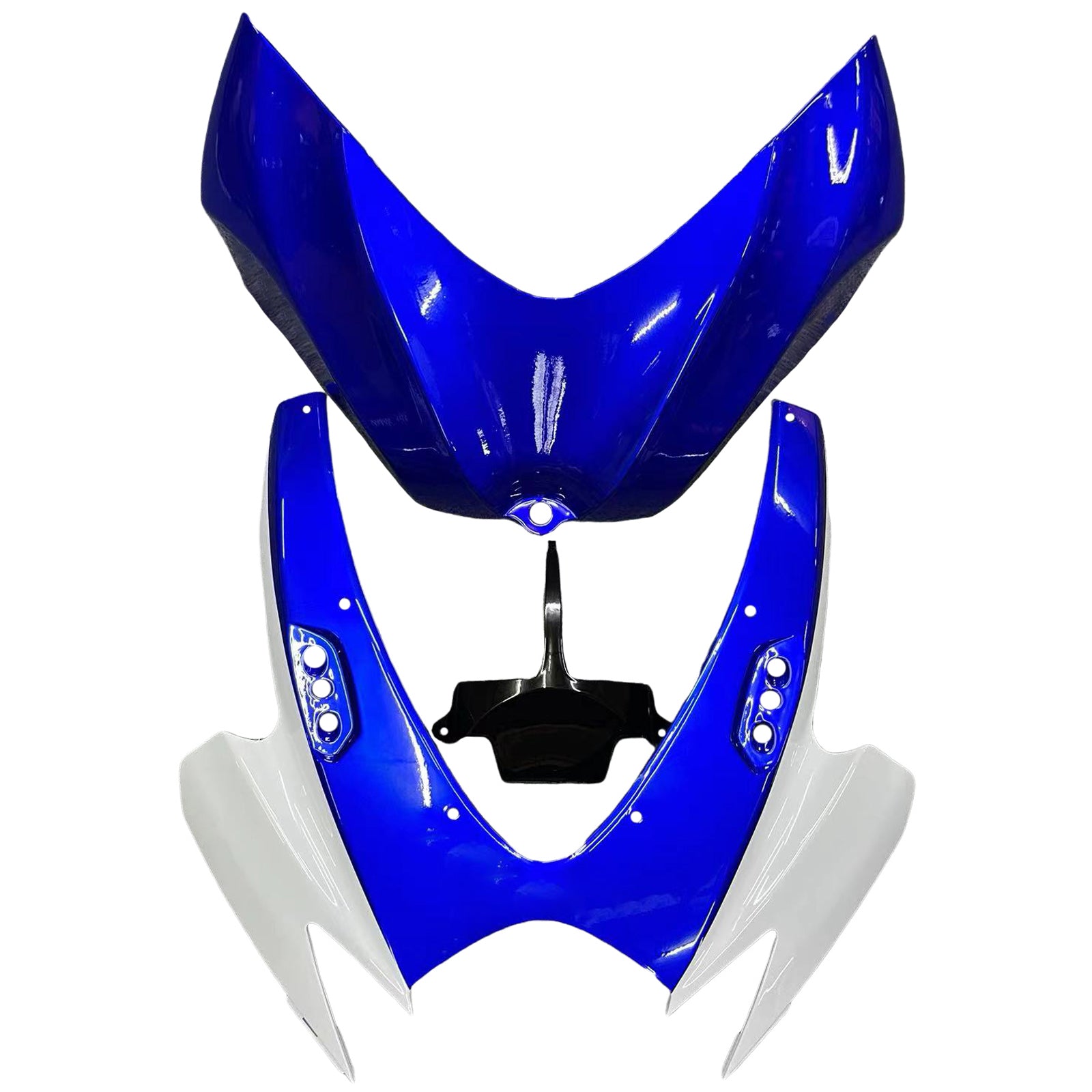 Amotopart Carénages GSXR 600/750 2006-2007 Carrosserie Blue ABS Wtryskowe tworzywa sztuczne Ustawienie ogólne