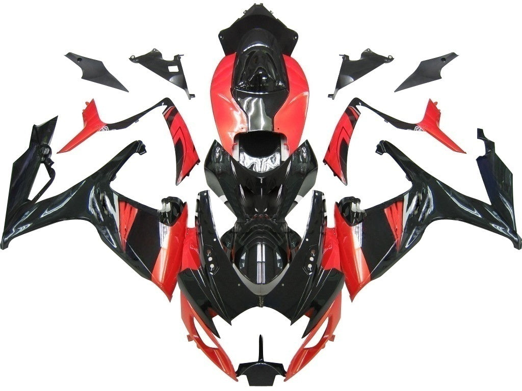 Amotopartin suojat 2006-2007 Suzuki GSXR 600 750 musta ja punainen GSXR yleinen