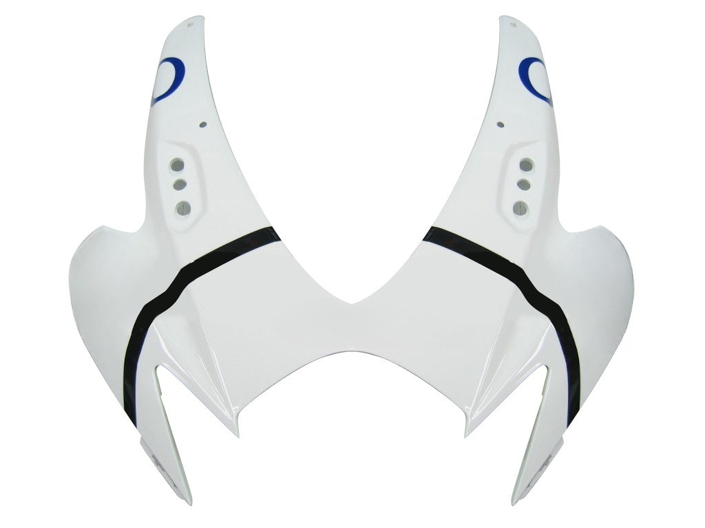 Amotopart Carénages 2006-2007 Suzuki GSXR 600 750 Blanc &amp; Bleu Jordan Generic