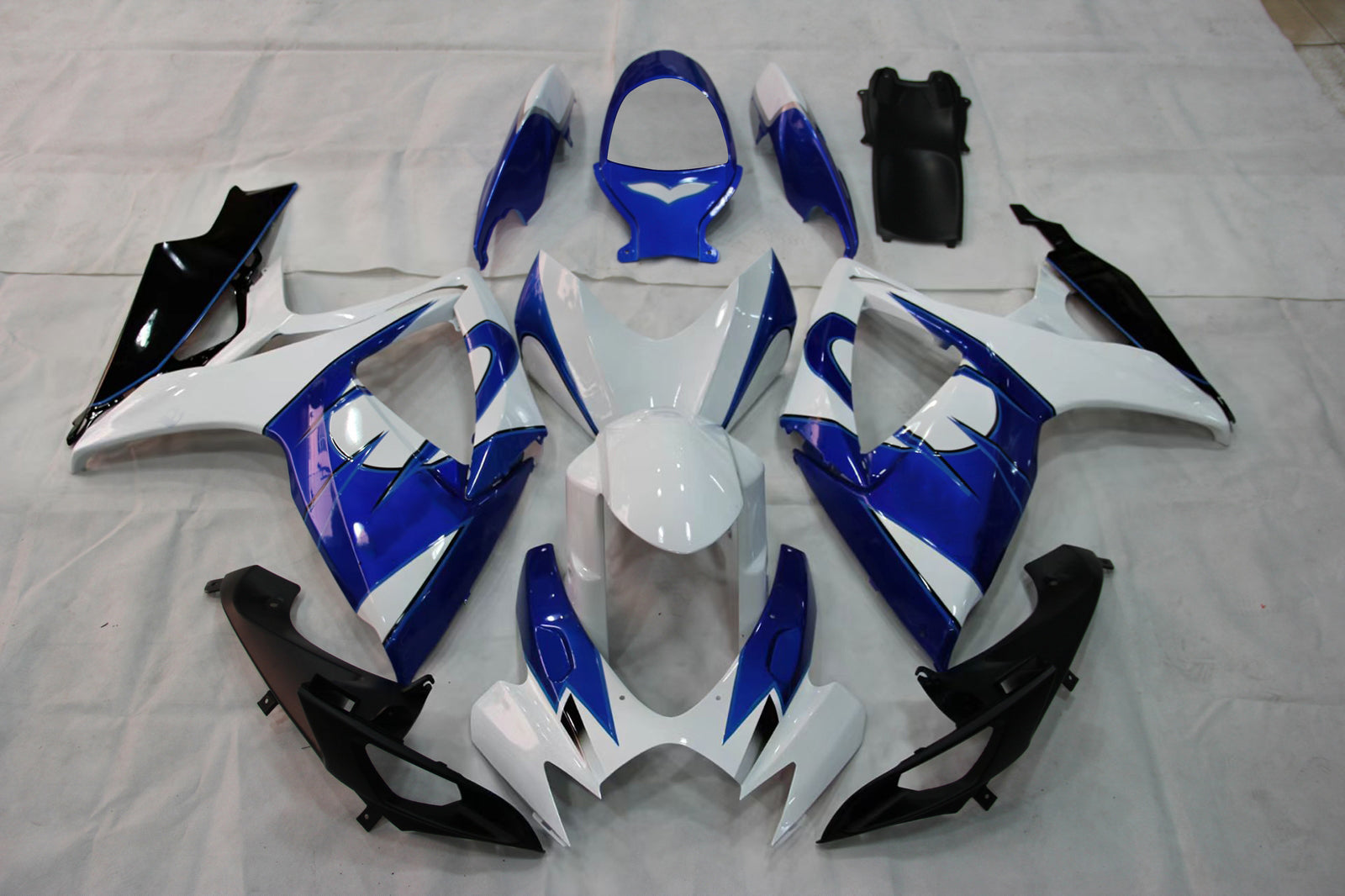 Sobe Amotopart 2006-2007 Suzuki GSXR 600 750 White Blue Corona Generic