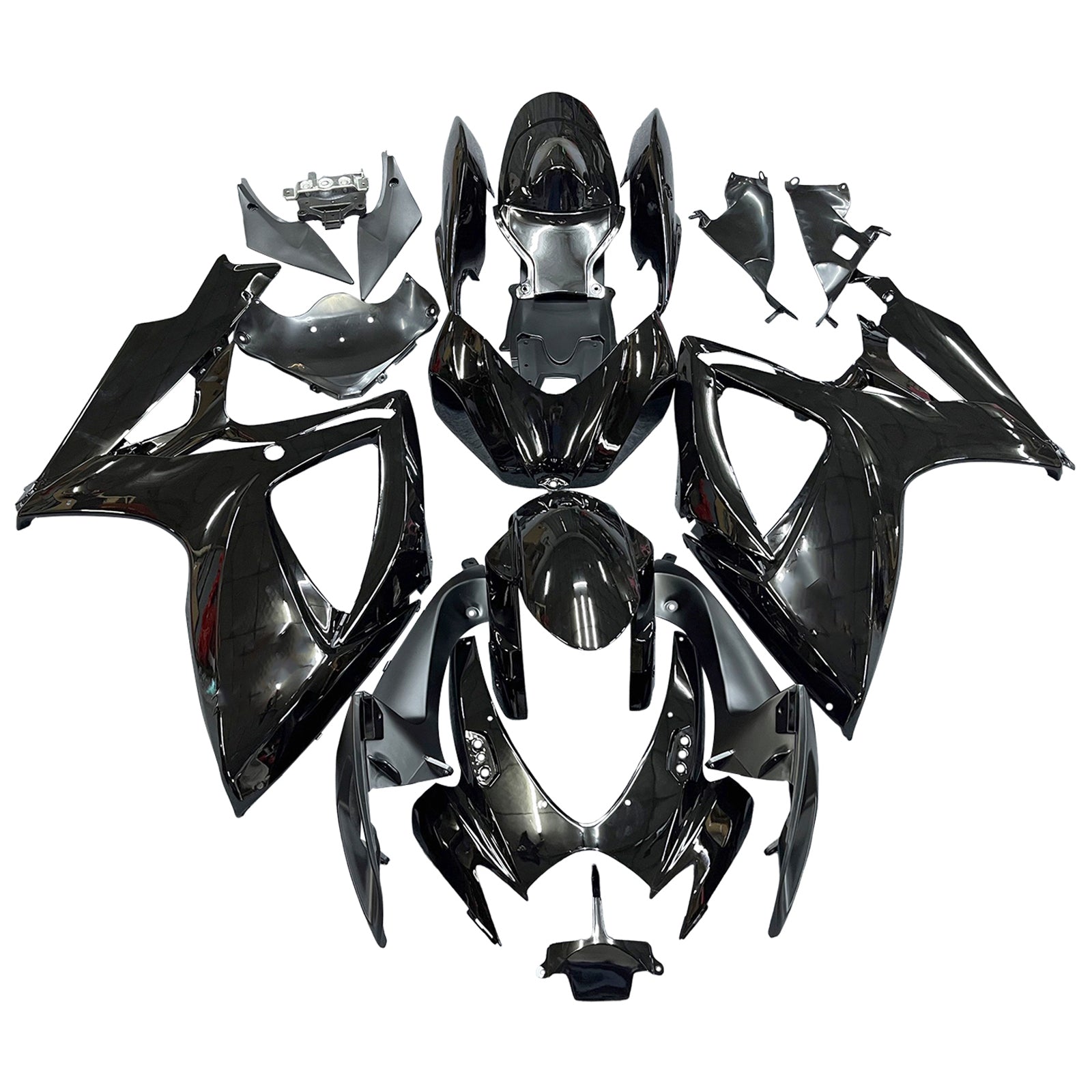 Zestaw owiewek Amotopart do SUZUKI GSXR 600 750 2006-2007 06 07 Czarny Generic