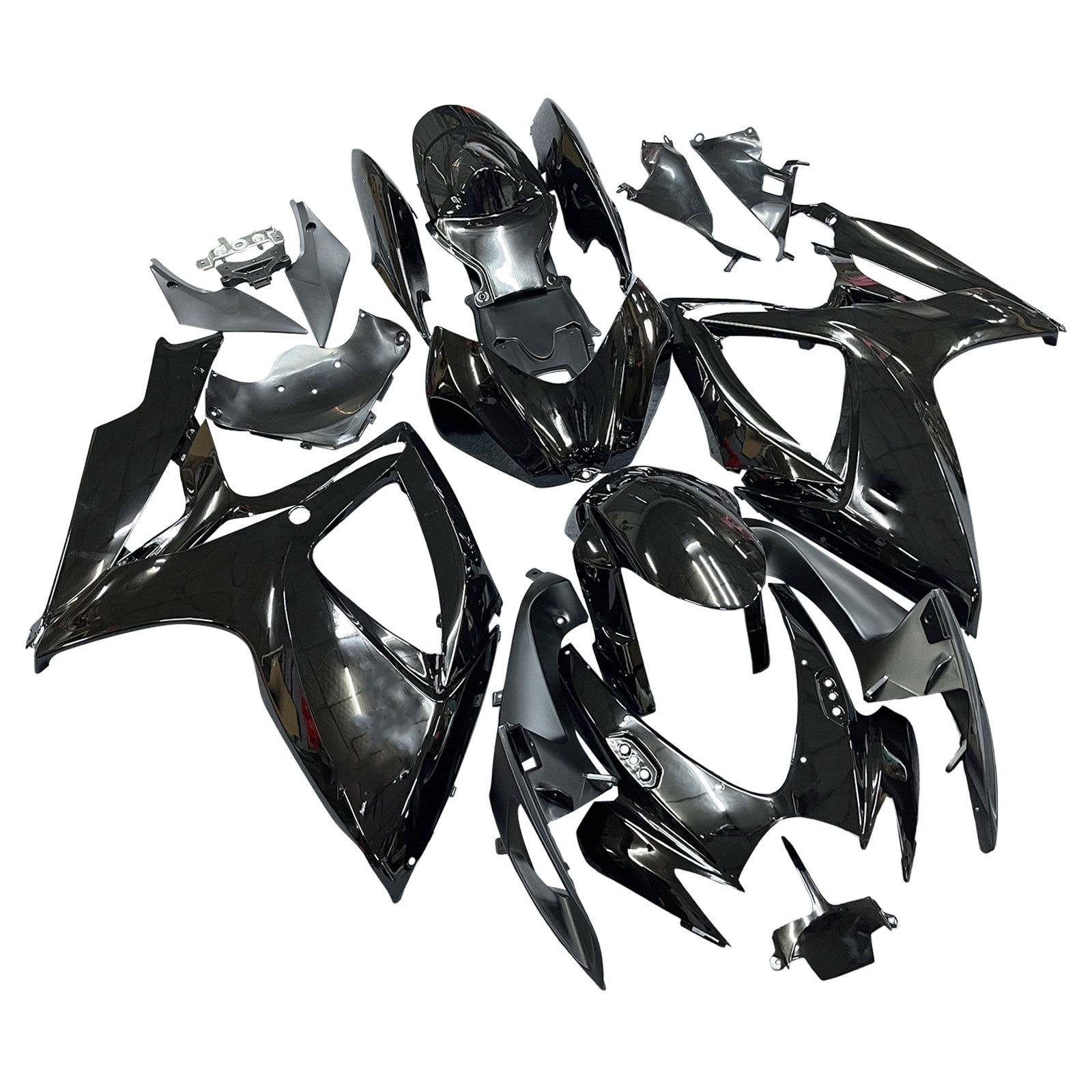 Zestaw owiewek Amotopart do SUZUKI GSXR 600 750 2006-2007 06 07 Czarny Generic