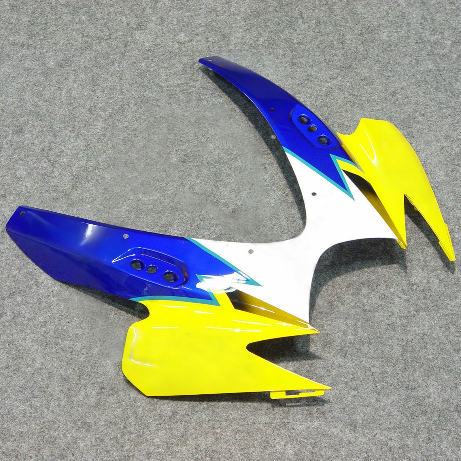 Amotopart Kit de carénage pour SUZUKI GSXR 600 750 2006-2007 K6 Jaune Générique