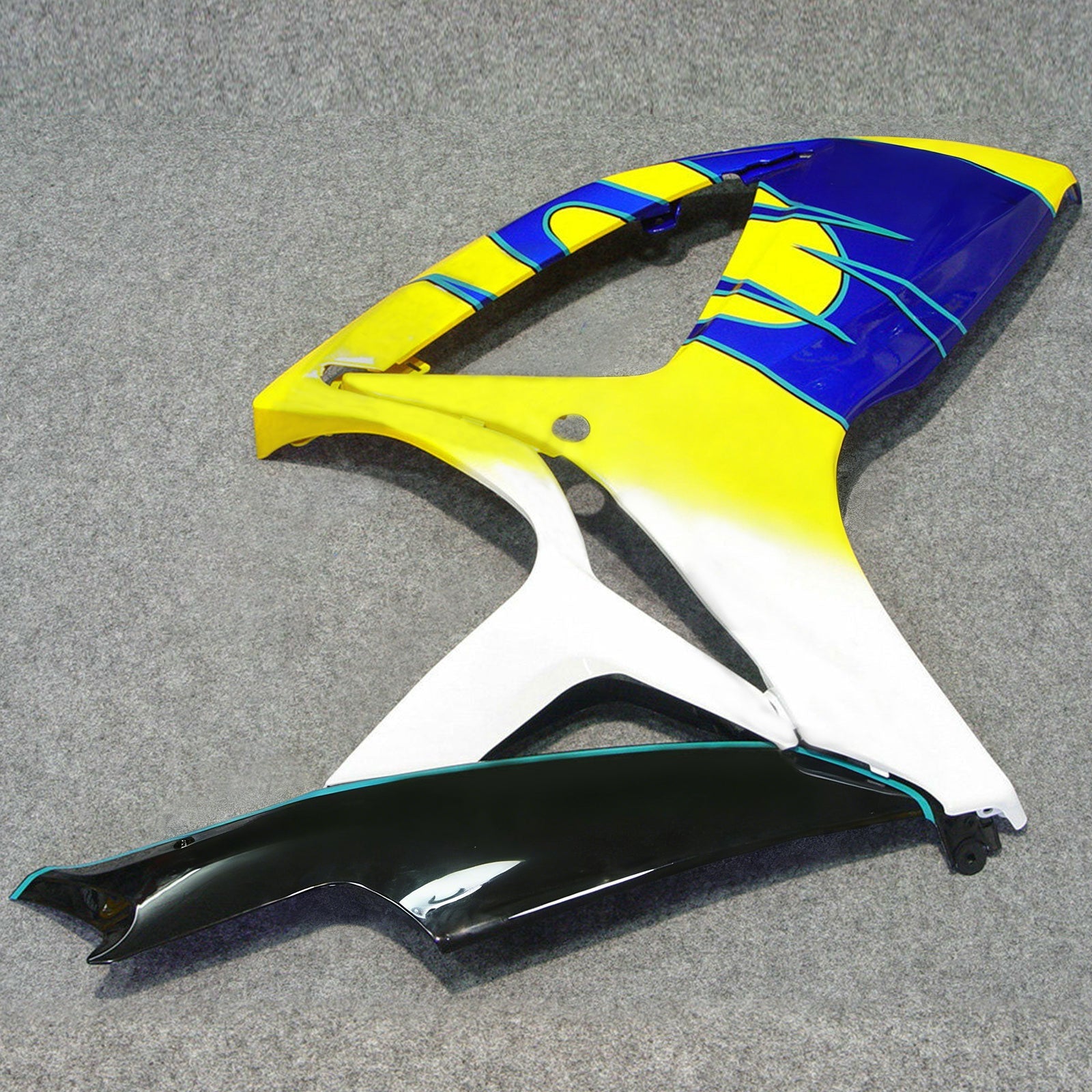 Amotopart Kit de carénage pour SUZUKI GSXR 600 750 2006-2007 K6 Jaune Générique