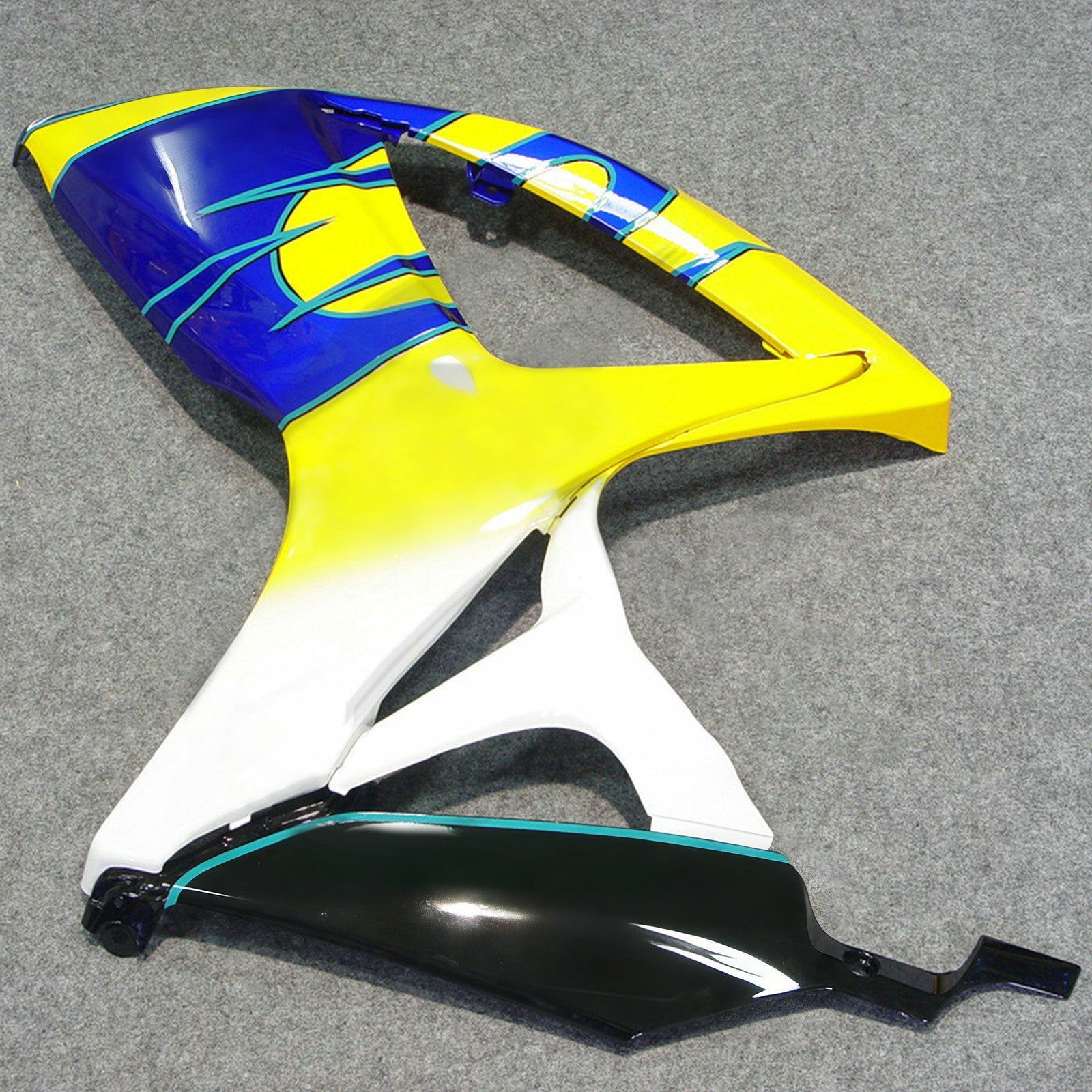 Amotopart Kit de carénage pour SUZUKI GSXR 600 750 2006-2007 K6 Jaune Générique