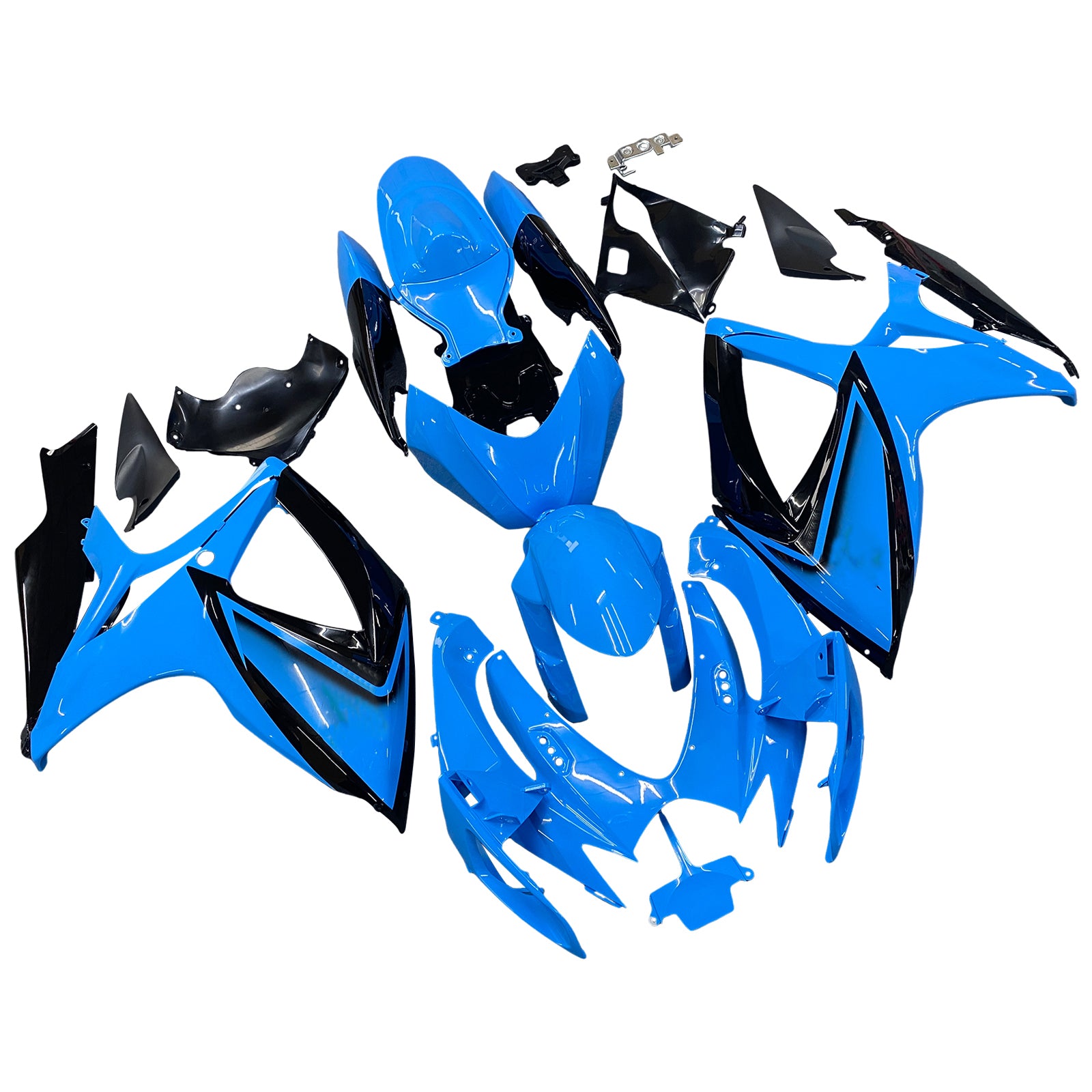 Amotopart Suzuki GSXR 600/750 2006-2007 K6 ABS muovinen korin suojasarja