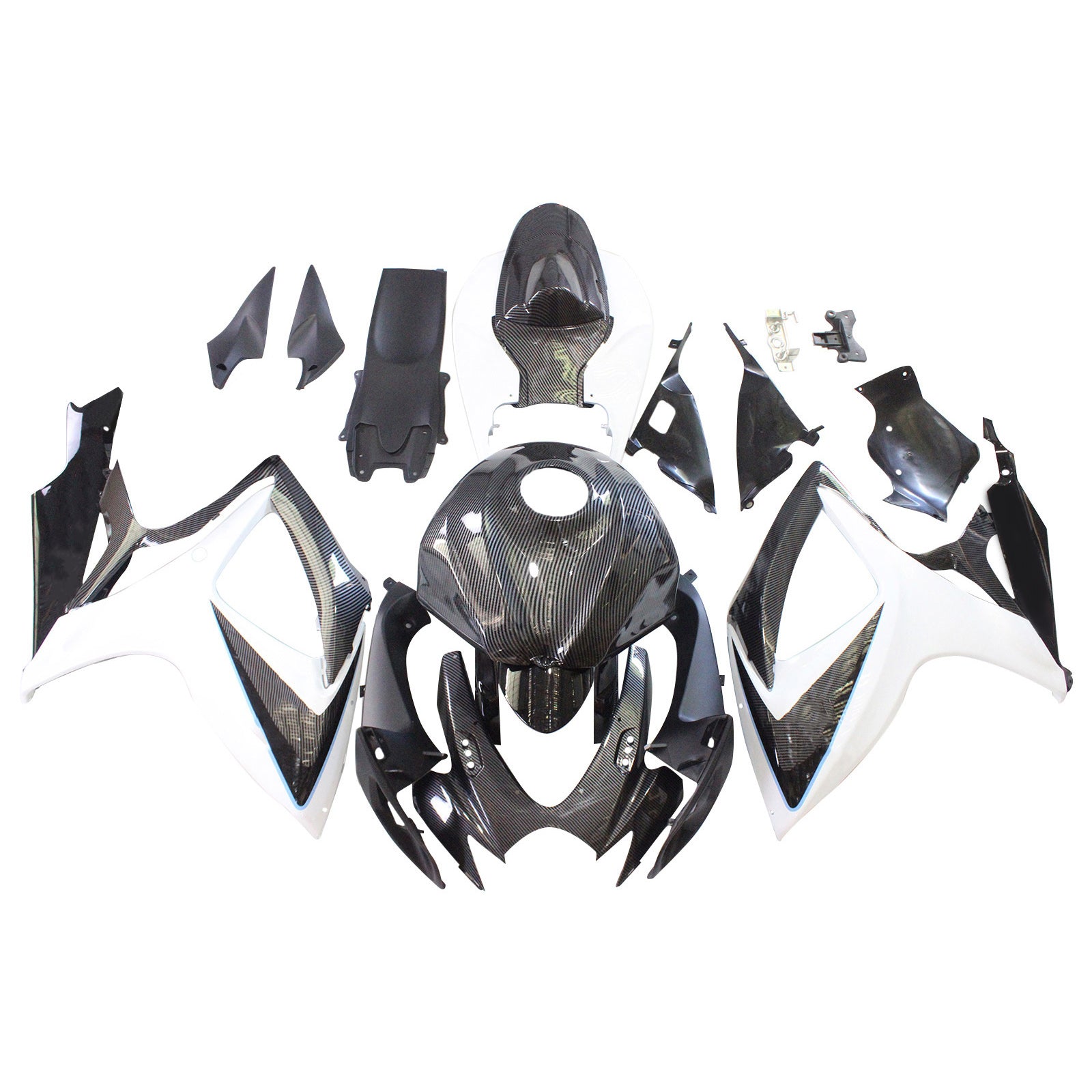 Amotopart Suzuki GSXR 600/750 2006-2007 K6 Kit Carrosserie Plastic Abs