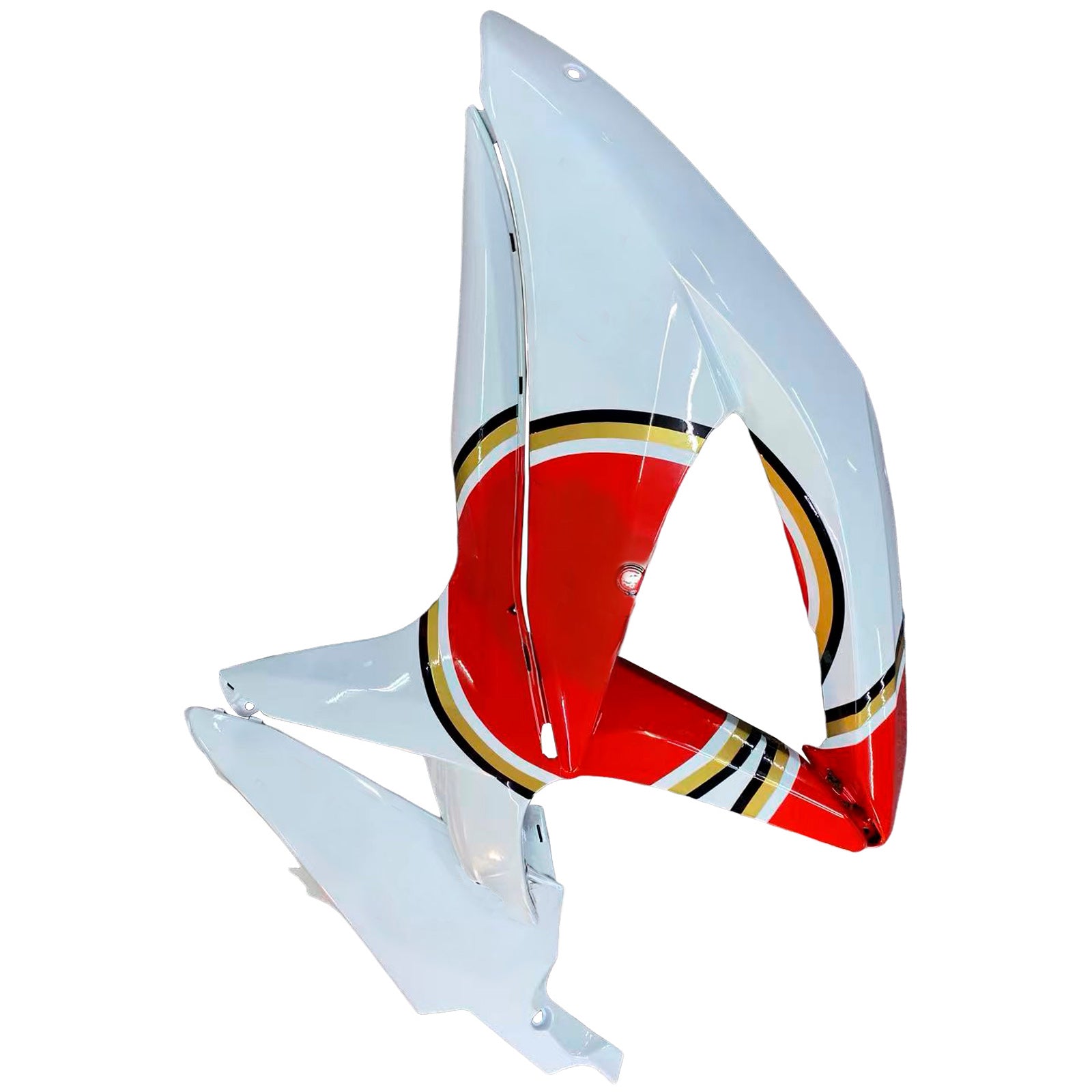 Carénages Amotopart 2008-2010 Suzuki GSXR 600 750 Blanc Rouge Lucky Strike Generic
