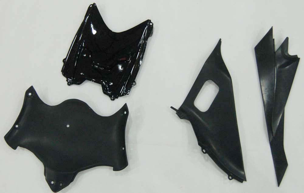 Carénages Amotopart 2008-2010 Suzuki GSXR 600 750 Noir Argent Jordan Generic