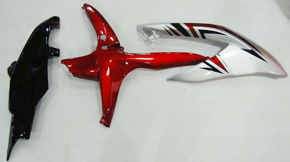Carénages Amotopart 2008-2010 Suzuki GSXR 600 750 Argent Rouge GSXR Generic