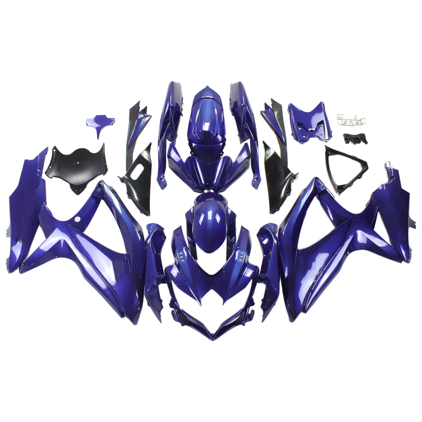 Amotopart Suzuki GSXR 600/750 2008-2010 Kit Plastic Bodest Abs K8