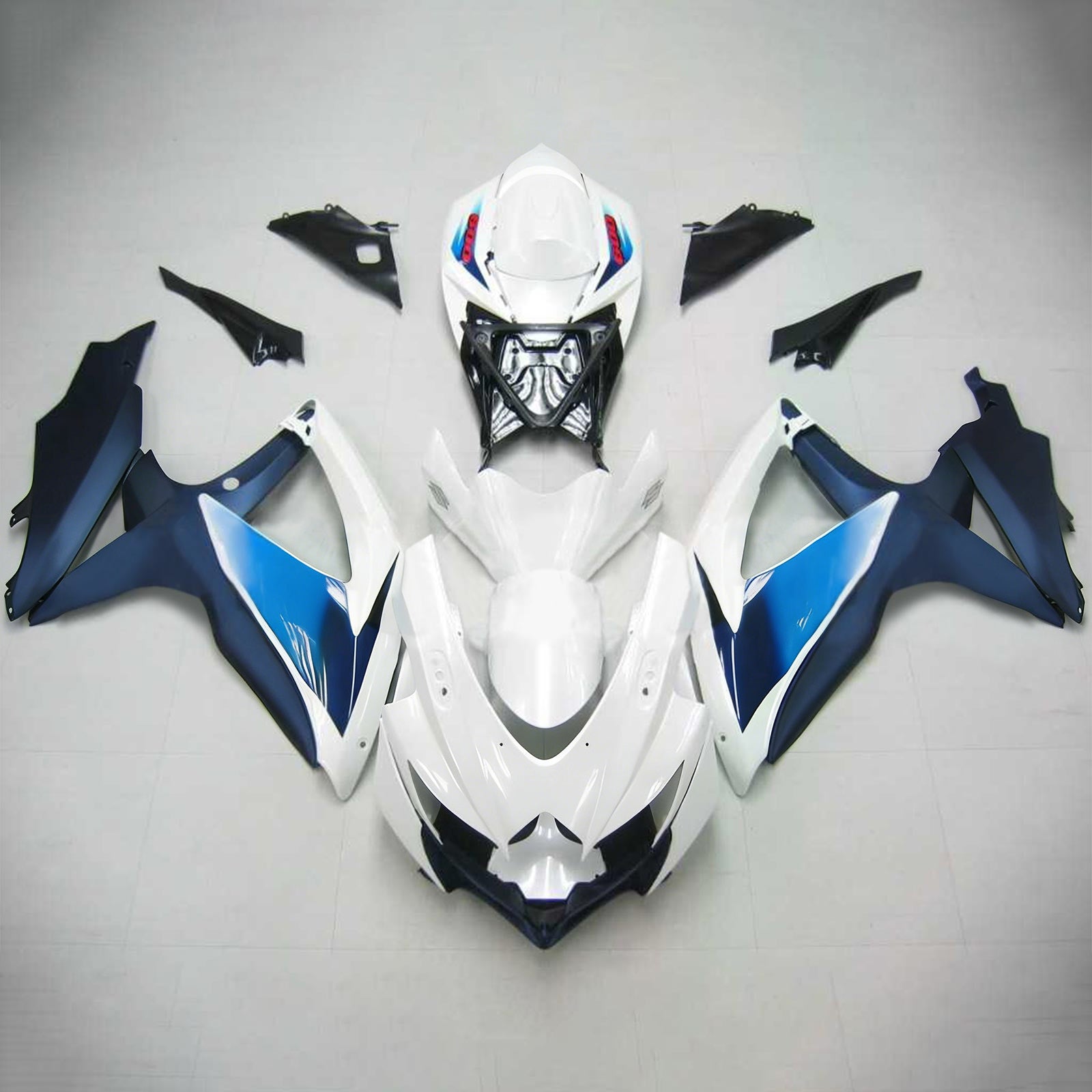 Kit de carénage par injection , carrosserie en plastique ABS Pour Suzuki GSXR 600/750 2008-2010 K8