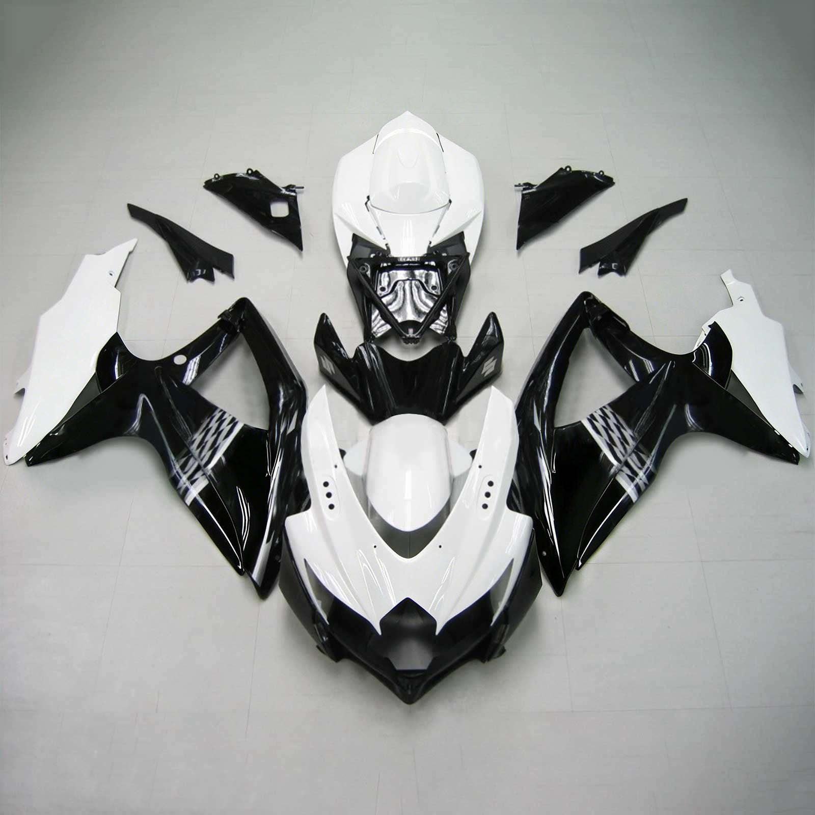 Kit de carénage par injection , carrosserie en plastique ABS Pour Suzuki GSXR 600/750 2008-2010 K8