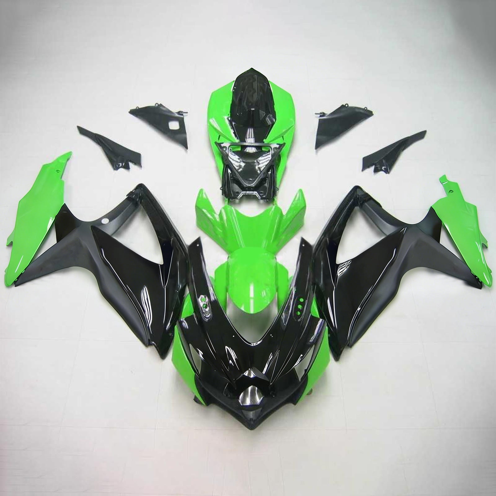 Amotopart Suzuki GSXR 600/750 2008-2010 ABS kunststof carrosseriekuipset K8