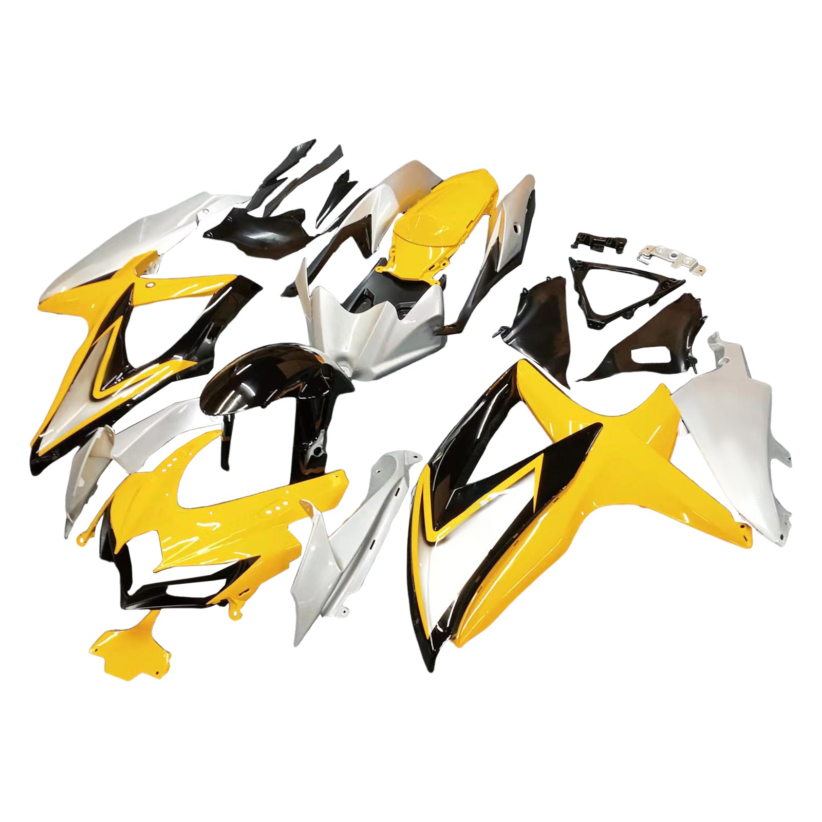Amotopart Suzuki GSXR 600/750 2008-2010 Kit de plástico Bodest ABS K8