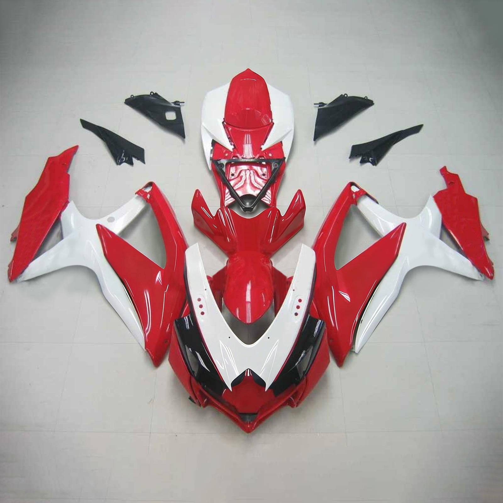 Amotopart Suzuki GSXR 600/750 2008-2010 ABS kunststof carrosseriekuipset K8
