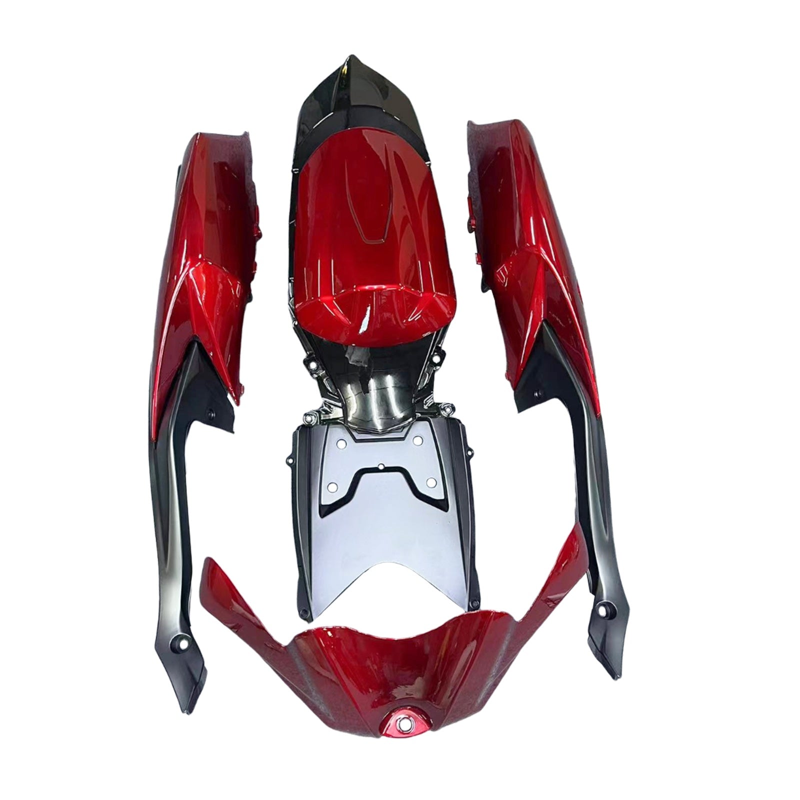 Amotopart Suzuki GSXR 600/750 2008-2010 Kit Carénage Carrosserie Plastique ABS K8